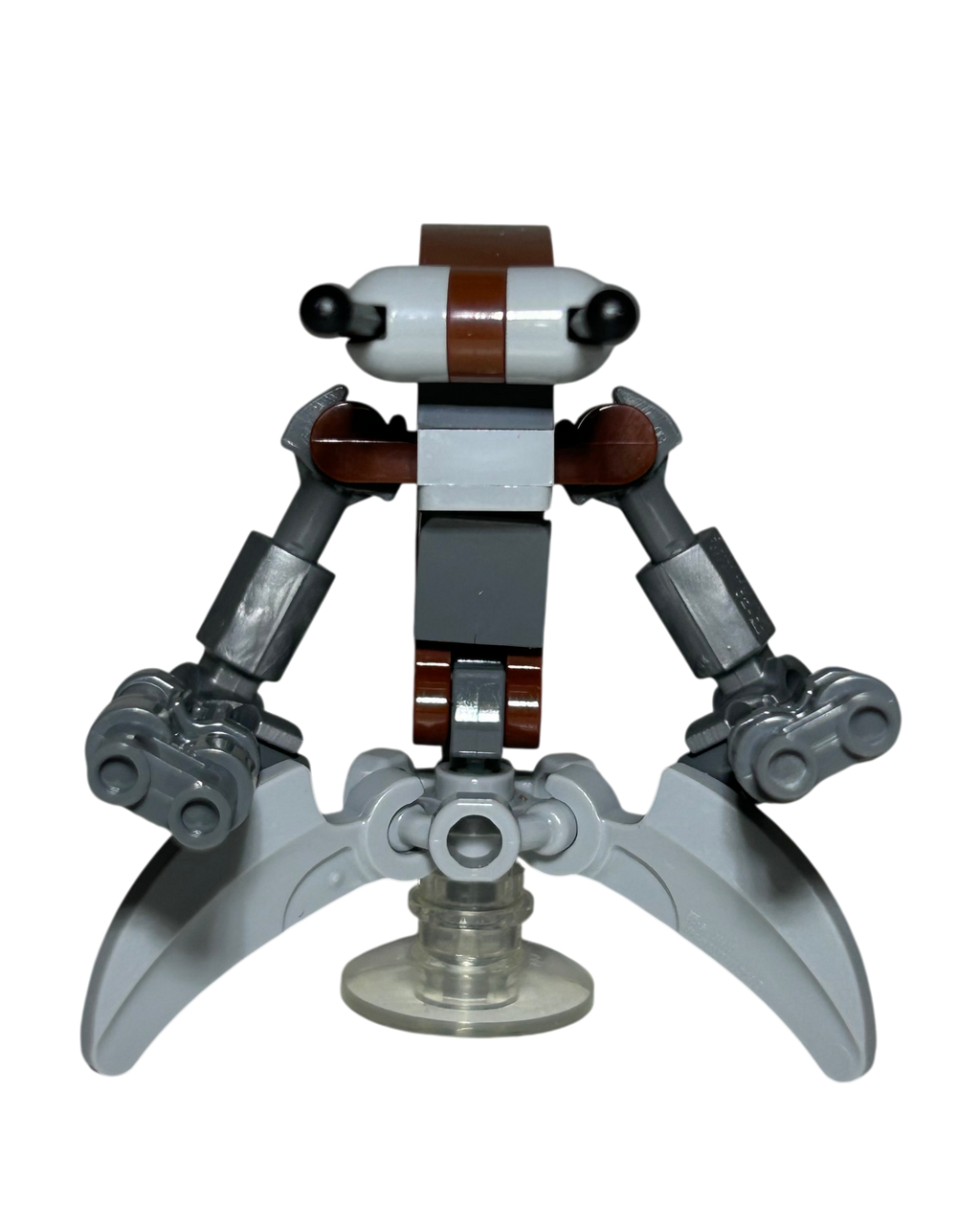 Droideka Destroyer Droid SW1340 LEGO Star Wars Minifigur Vorderansicht brick2d2