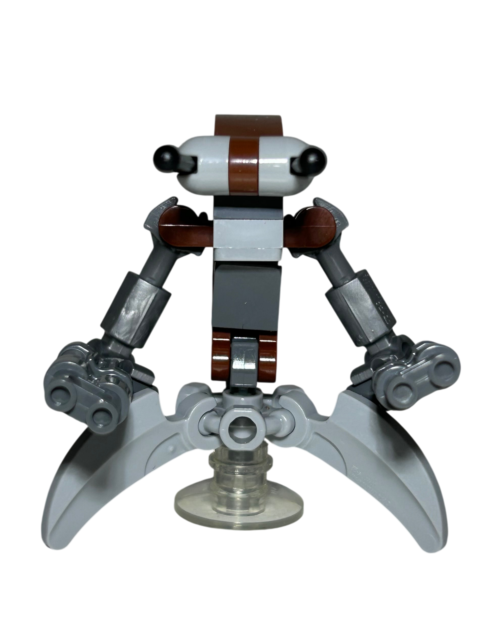 Droideka Destroyer Droid SW1340 LEGO Star Wars Minifigur Vorderansicht brick2d2