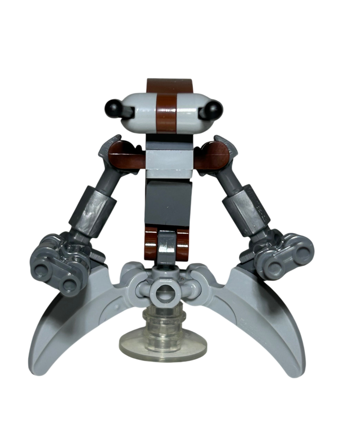 Droideka Destroyer Droid SW1340 LEGO Star Wars Minifigur Vorderansicht brick2d2