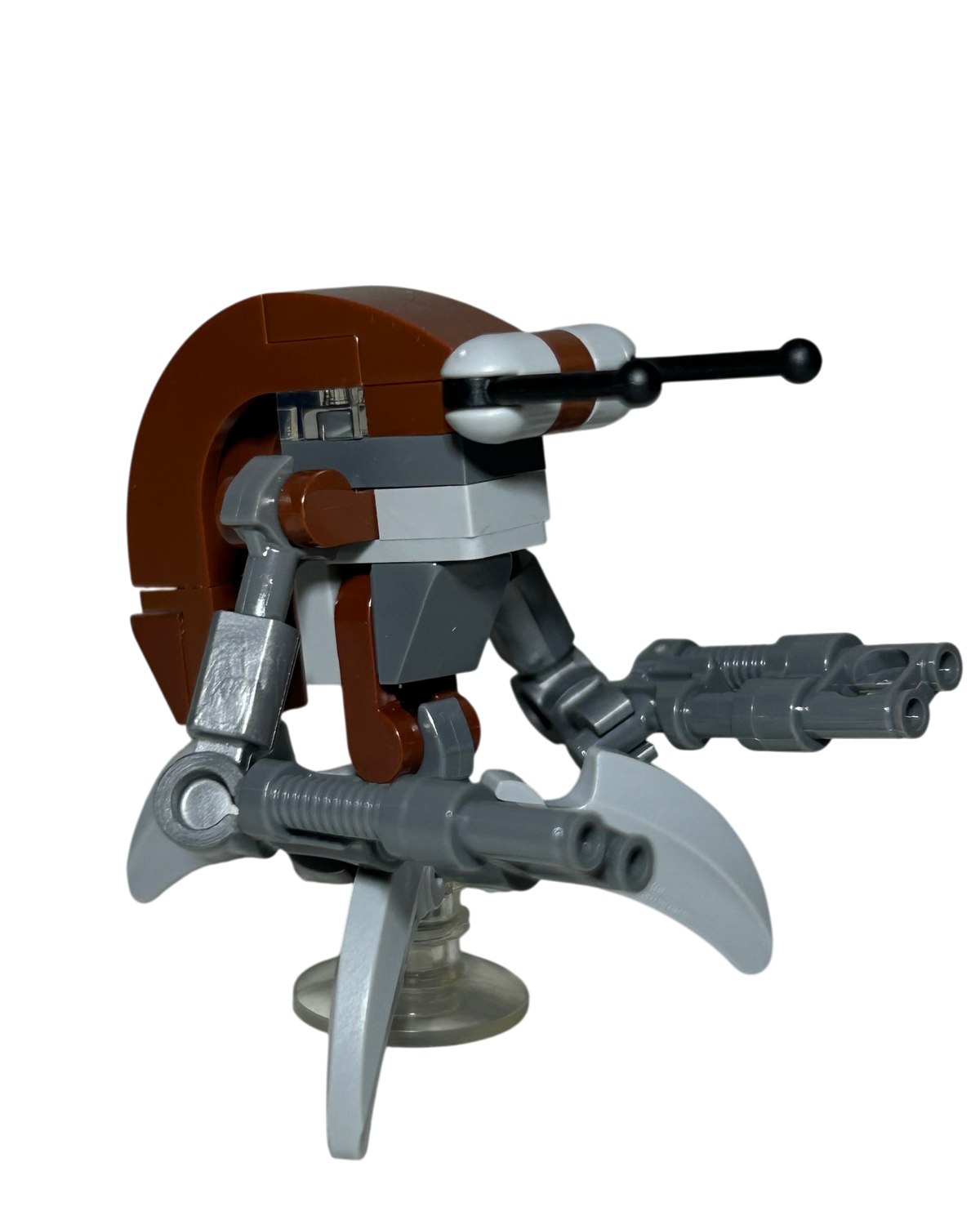 Droideka Destroyer Droid SW1340 LEGO Star Wars Minifigur Seitenansicht links brick2d2