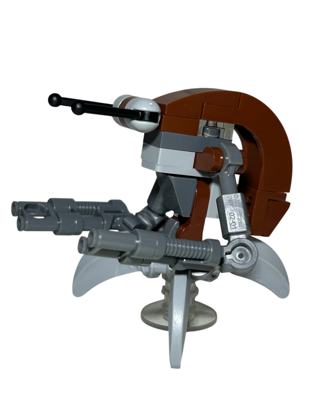 Droideka Destroyer Droid SW1340 LEGO Star Wars Minifigur Seitenansicht rechts brick2d2