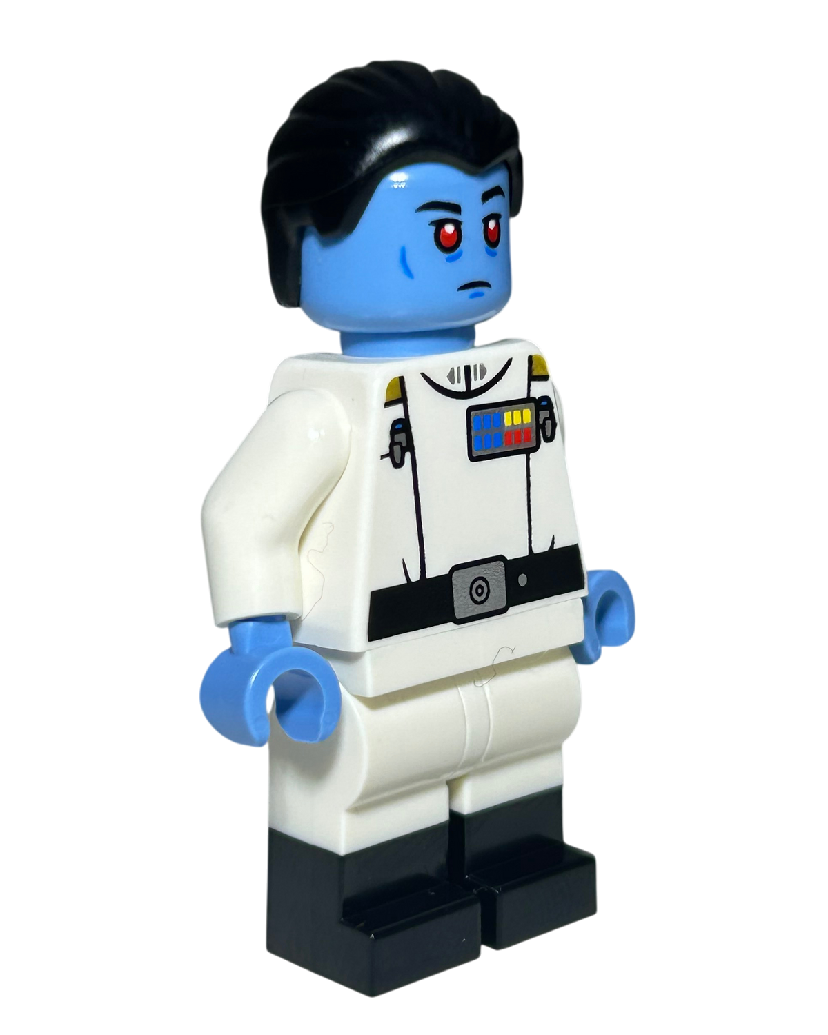 LEGO Star Wars Minifigur Admiral Thrawn SW1356 Seitenansicht links brick2d2