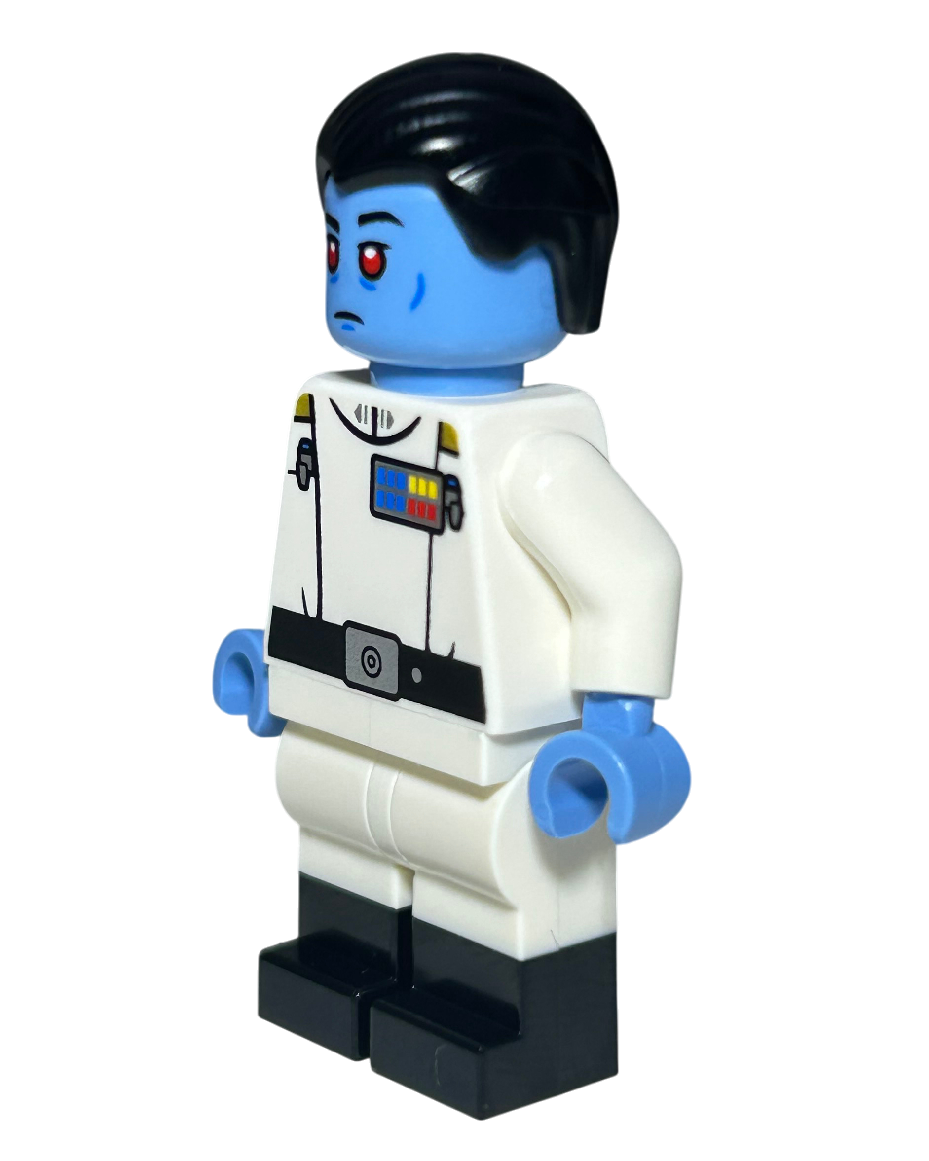 LEGO Star Wars Minifigur Admiral Thrawn SW1356 Seitenansicht rechts brick2d2