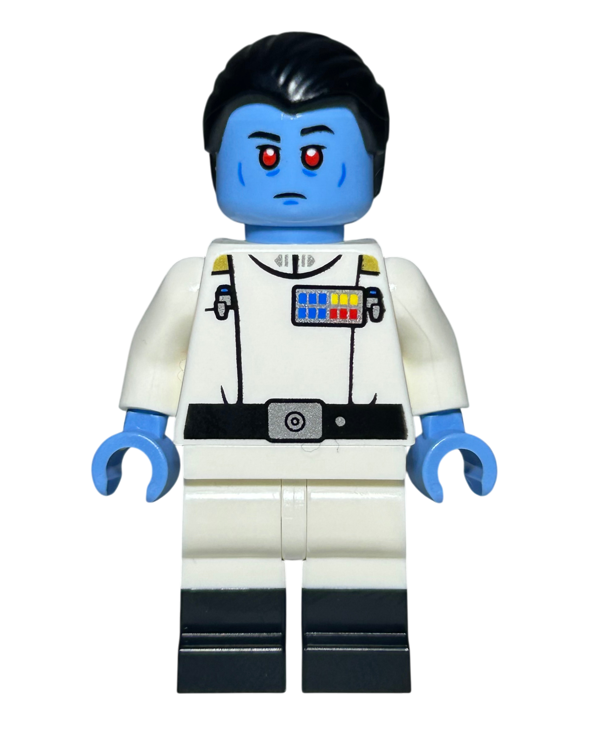 LEGO Star Wars Minifigur Admiral Thrawn SW1356 Vorderansicht brick2d2