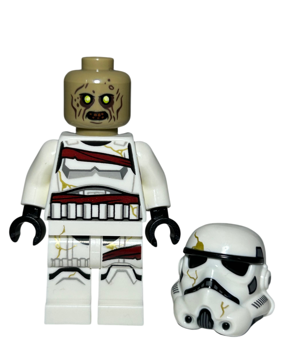 Night Trooper Weißer Helm SW1358 LEGO Star Wars Minifigur Detailansicht brick2d2