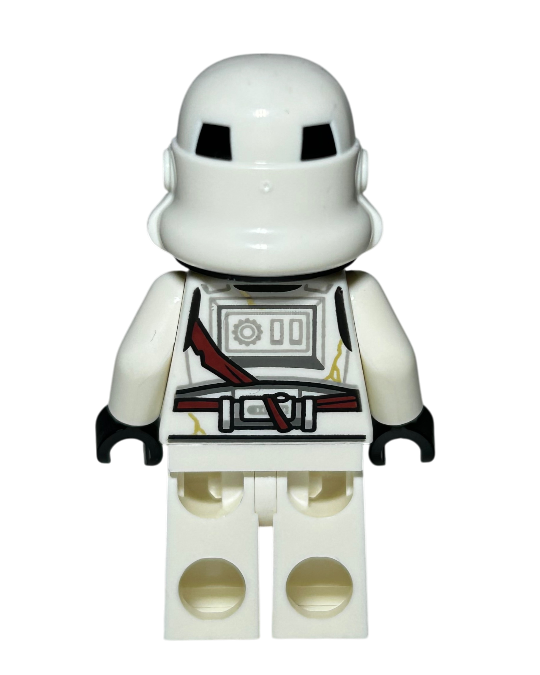 Night Trooper Weißer Helm SW1358 LEGO Star Wars Minifigur Rückansicht brick2d2