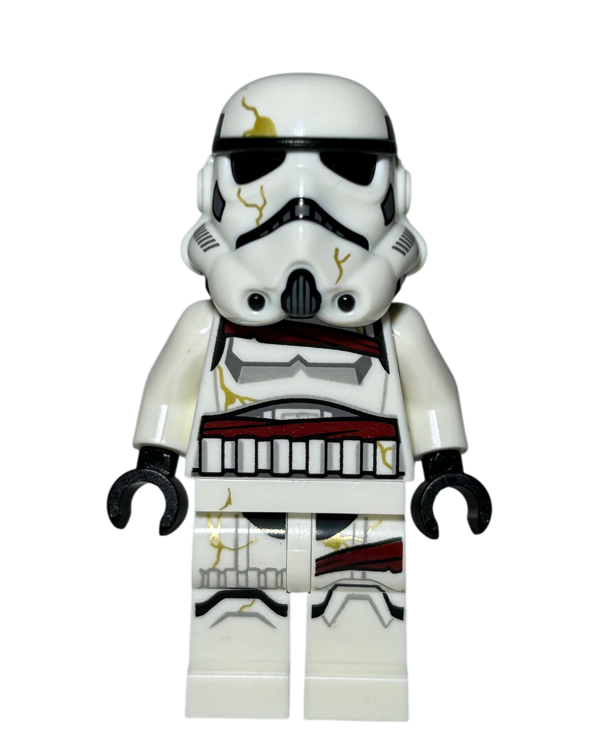 Night Trooper Weißer Helm SW1358 LEGO Star Wars Minifigur Vorderansicht brick2d2