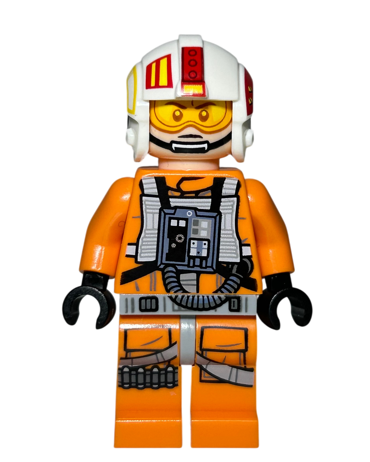 Rebel Pilot Helmet schwarze Rebel Alliance Symbole SW1359 LEGO Star Wars Detailansicht brick2d2