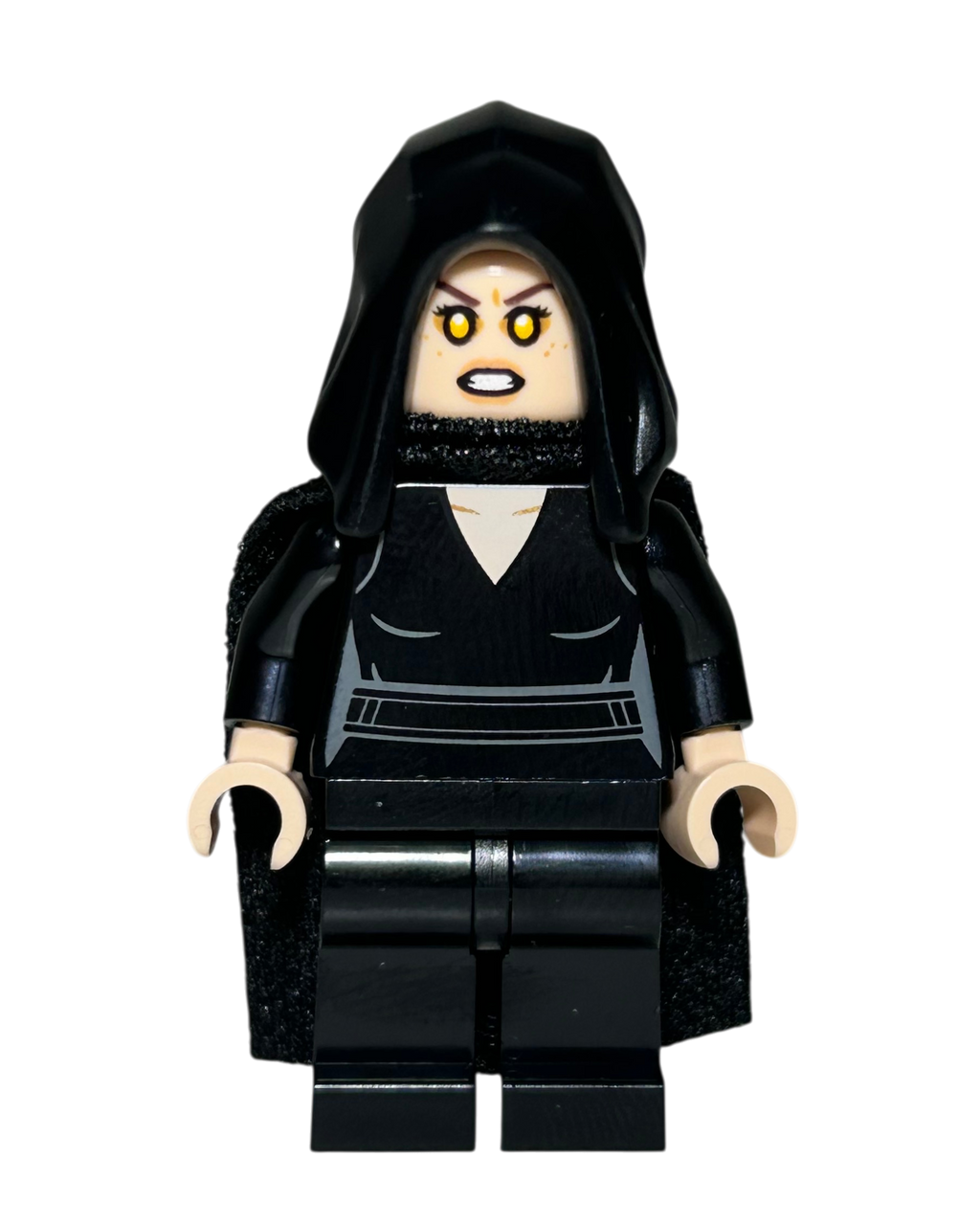 Darth Rey SW1364 LEGO Star Wars Minifigur mit Lichtschwert Detailansicht brick2d2