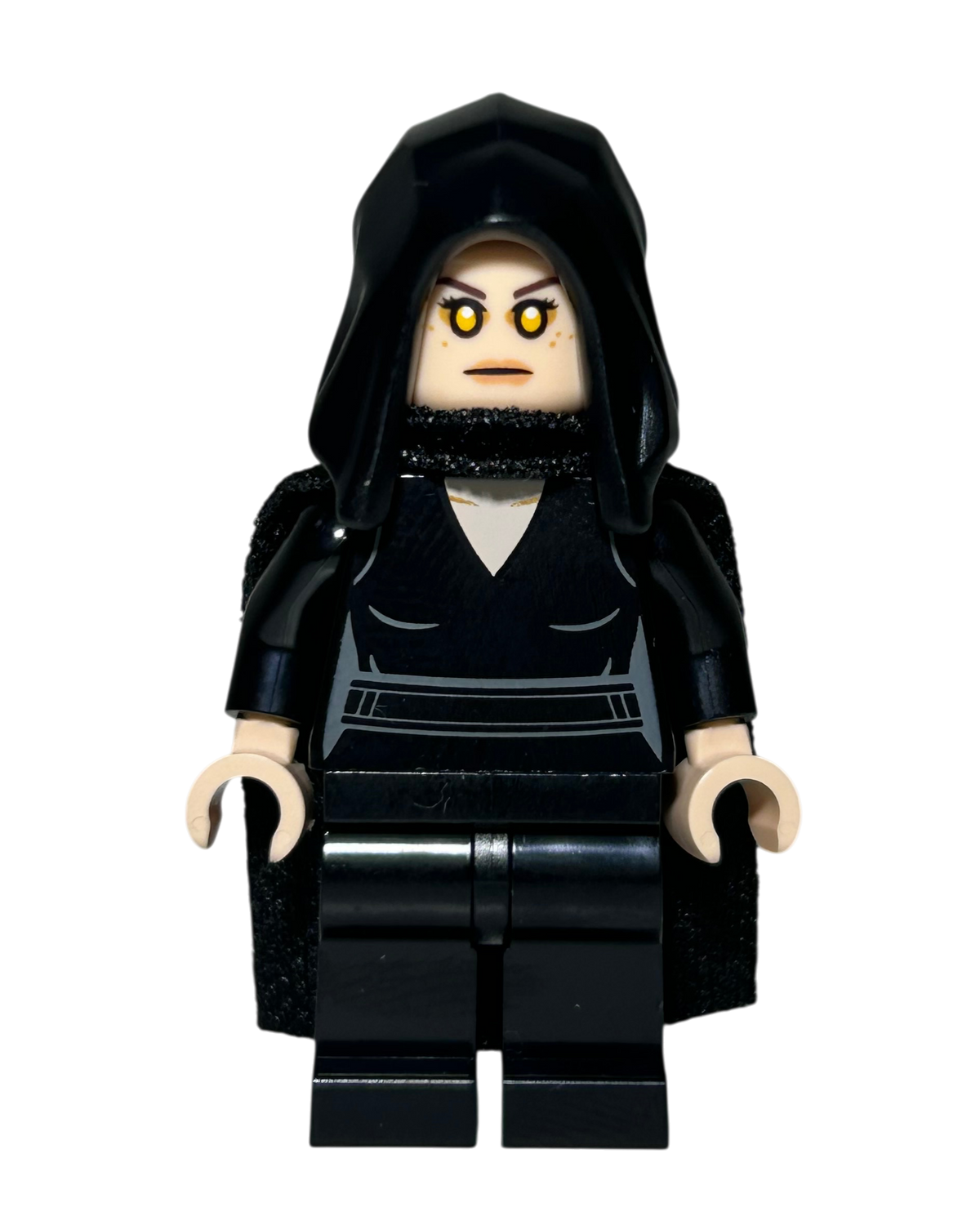 Darth Rey SW1364 LEGO Star Wars Minifigur mit Lichtschwert Vorderansicht brick2d2