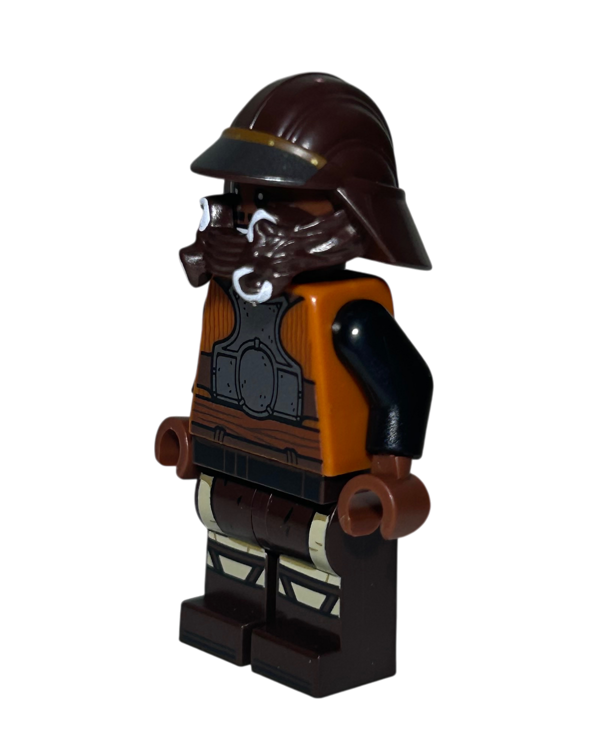 Lando Calrissian SW1369 LEGO Star Wars Minifigur Desert Skiff Outfit Seitenansicht rechts brick2d2