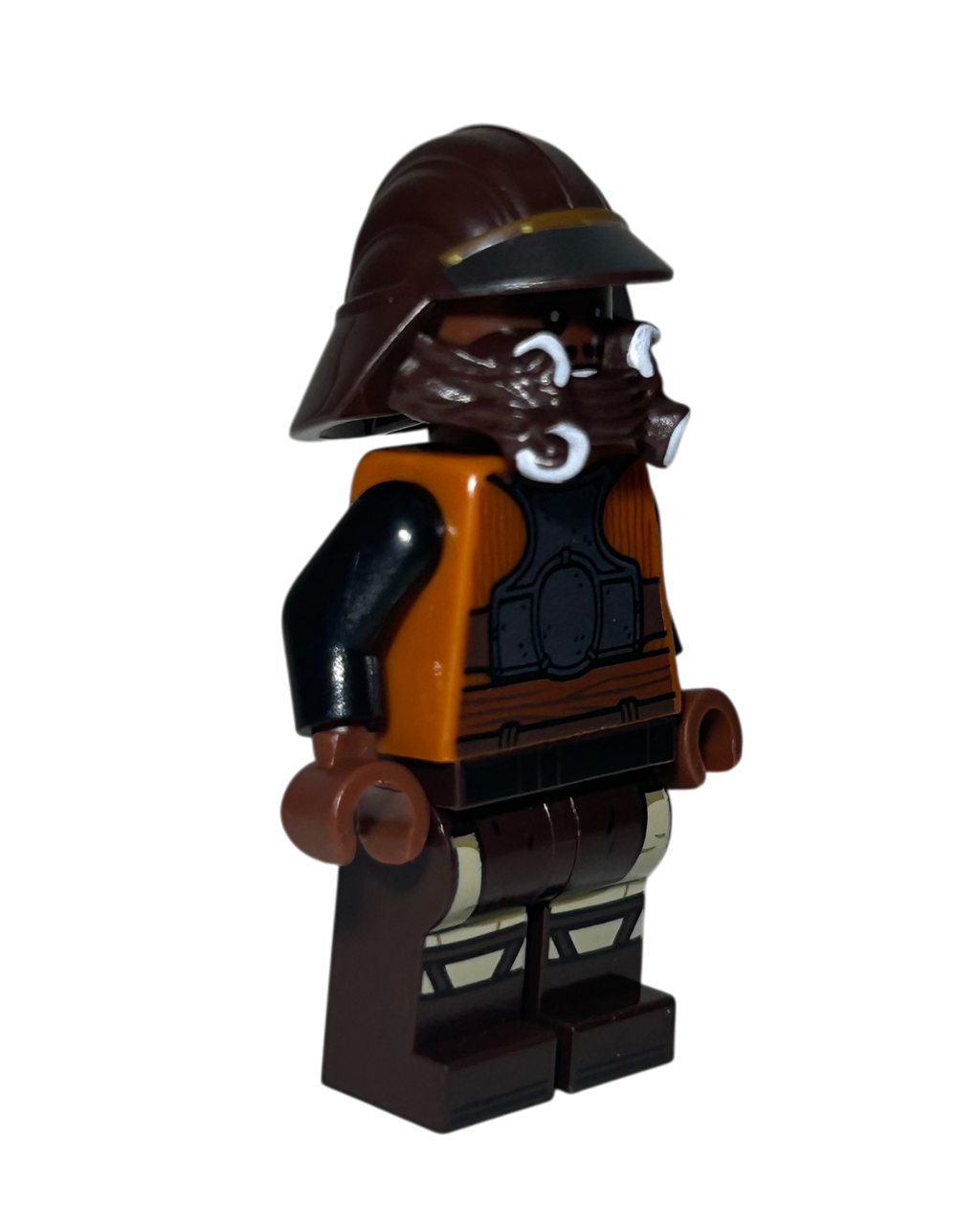 Lando Calrissian SW1369 LEGO Star Wars Minifigur Desert Skiff Outfit Seitenansicht links brick2d2