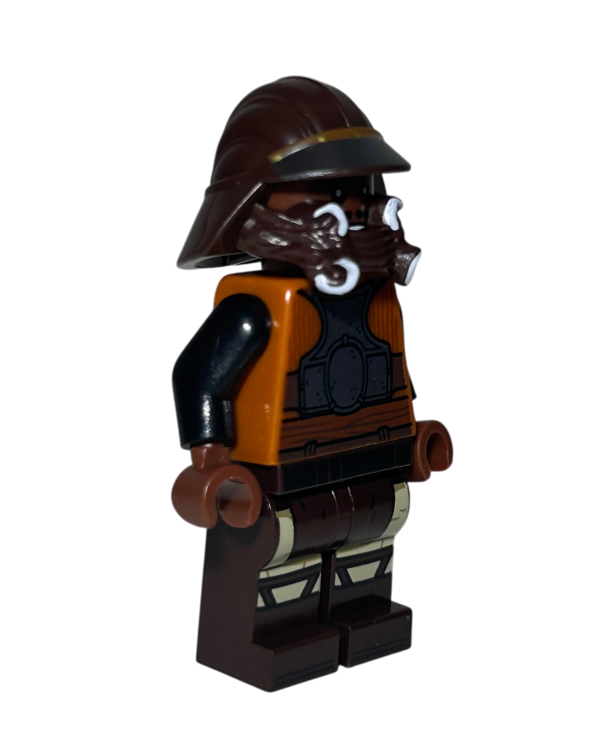 Lando Calrissian SW1369 LEGO Star Wars Minifigur Desert Skiff Outfit Seitenansicht links brick2d2