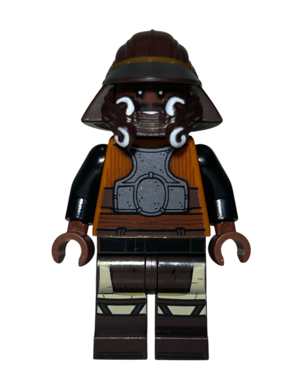Lando Calrissian SW1369 LEGO Star Wars Minifigur Desert Skiff Outfit Vorderansicht brick2d2