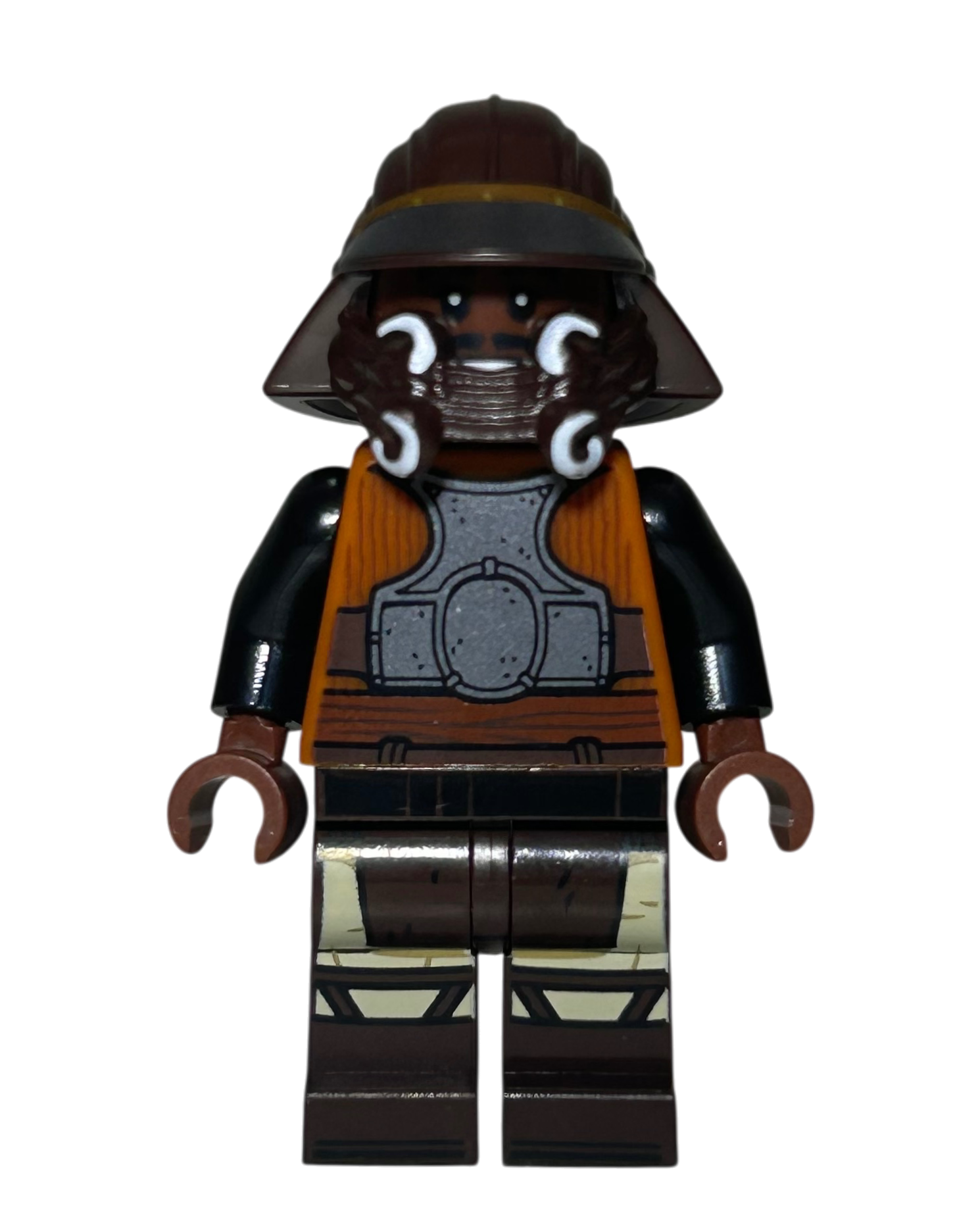 Lando Calrissian SW1369 LEGO Star Wars Minifigur Desert Skiff Outfit Vorderansicht brick2d2