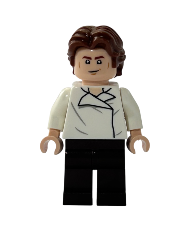 Lego Star Wars Minifigur Han Solo Weißes Shirt SW1371