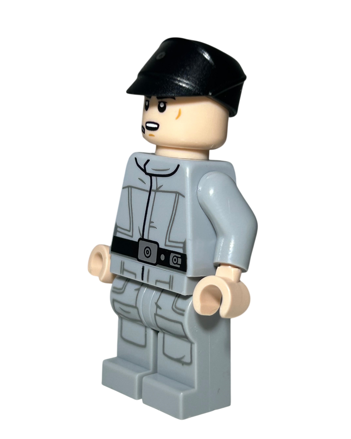 Imperial Crew graue Uniform SW1373 LEGO Star Wars Minifigur Seitenansicht rechts brick2d2