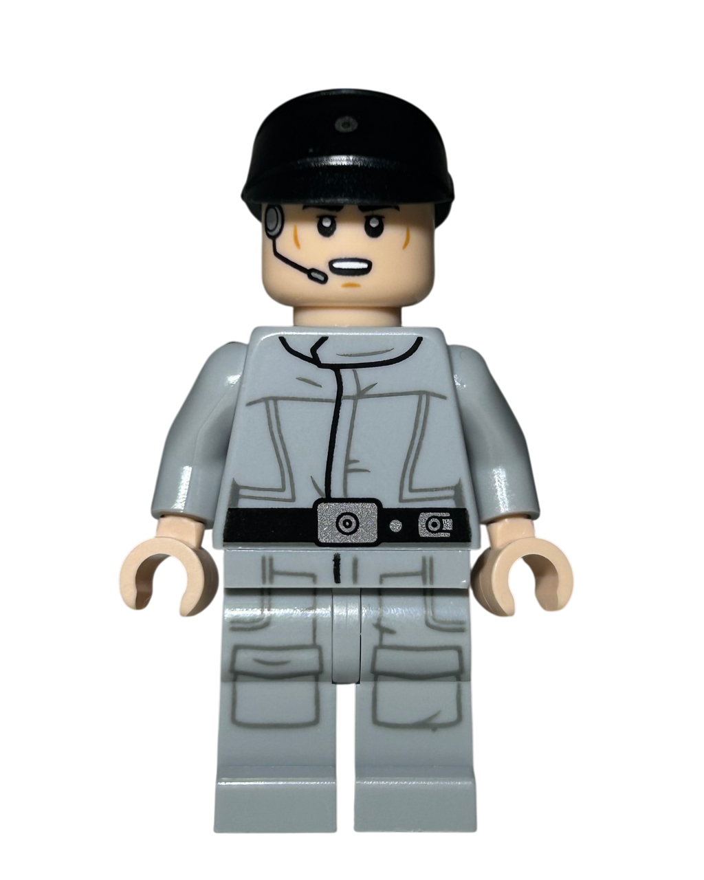 Imperial Crew graue Uniform SW1373 LEGO Star Wars Minifigur Vorderansicht brick2d2