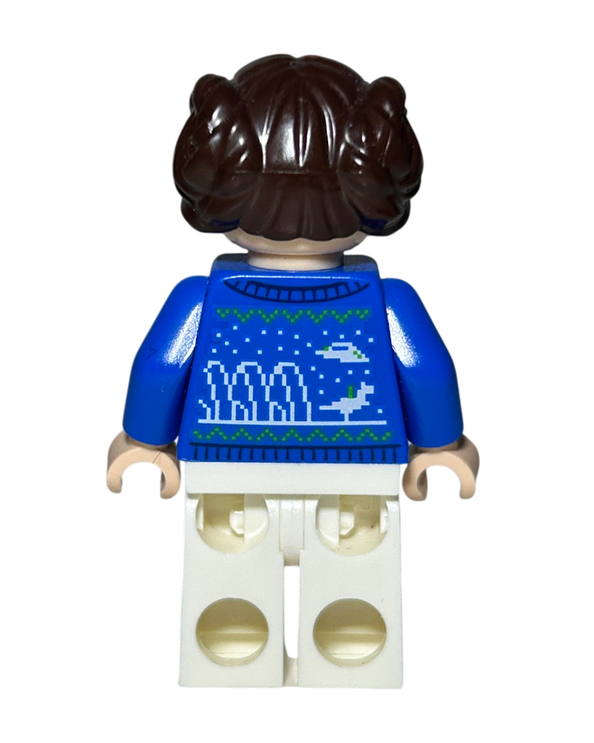 Prinzessin Leia Holiday Sweater Outfit SW1381 LEGO Star Wars Minifigur Rückansicht brick2d2
