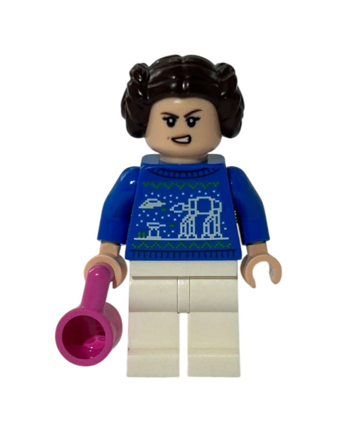 Lego Star Wars Minifigur Prinzessin Leia Holiday Sweater Outfit SW1381