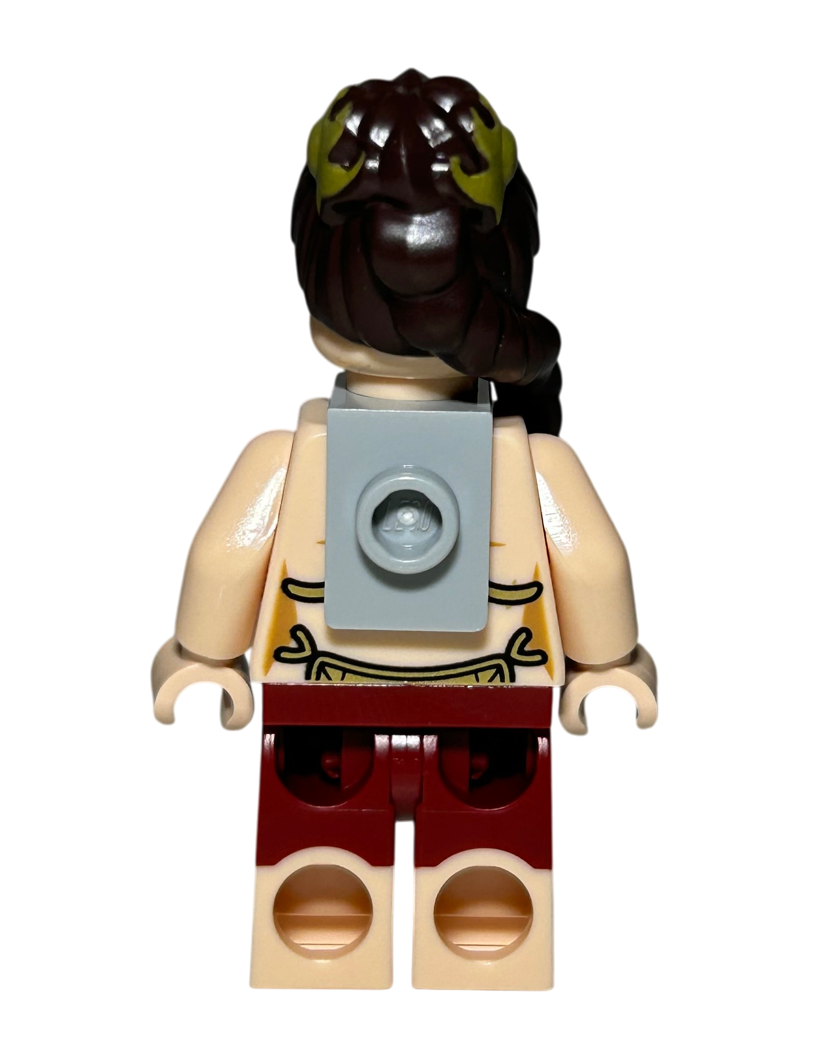Prinzessin Leia SW1389 LEGO Star Wars Minifigur Jabba Palace Outfit Rückansicht brick2d2