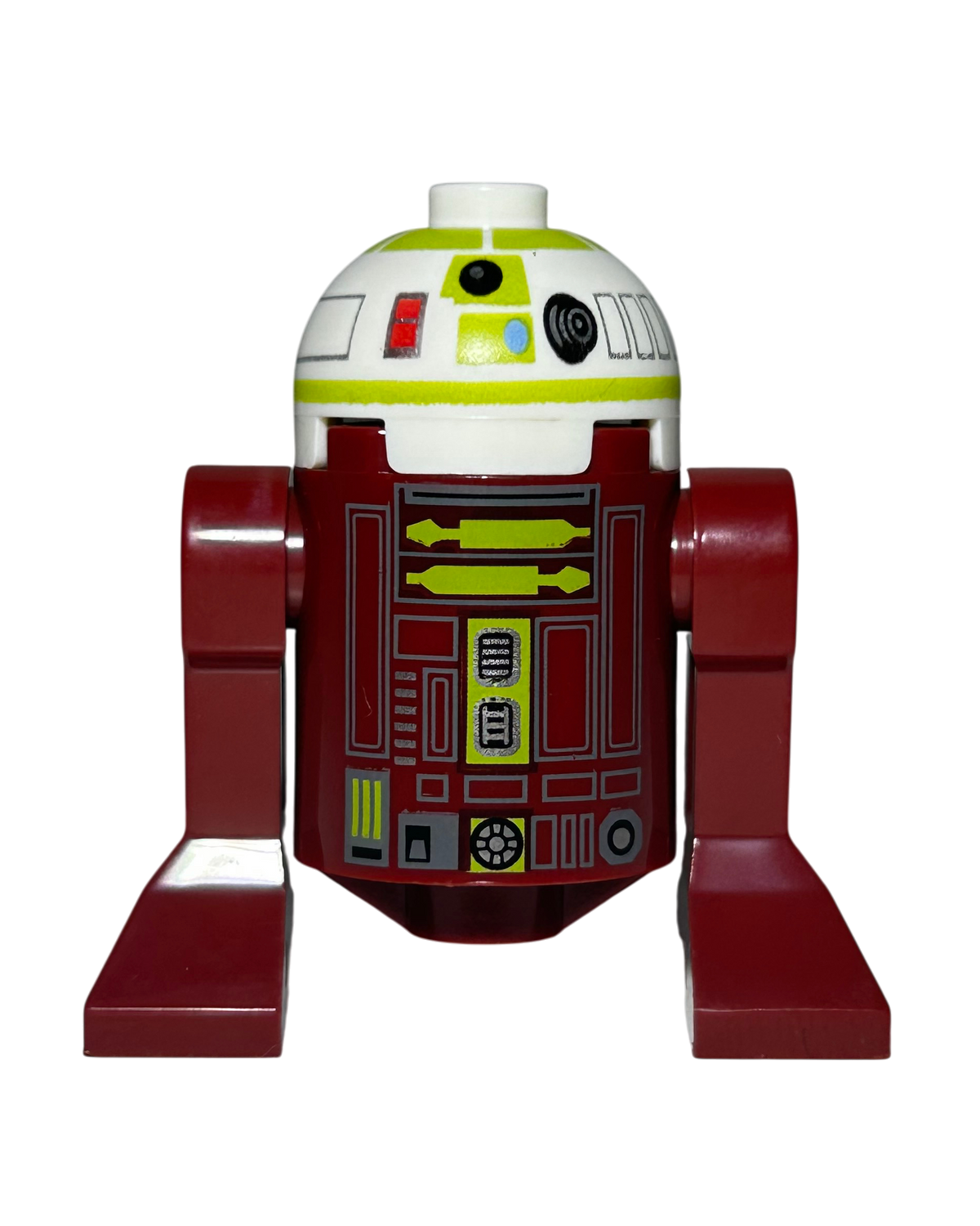 R7 A7 Astromech Droide SW1397 LEGO Star Wars Minifigur Vorderansicht brick2d2