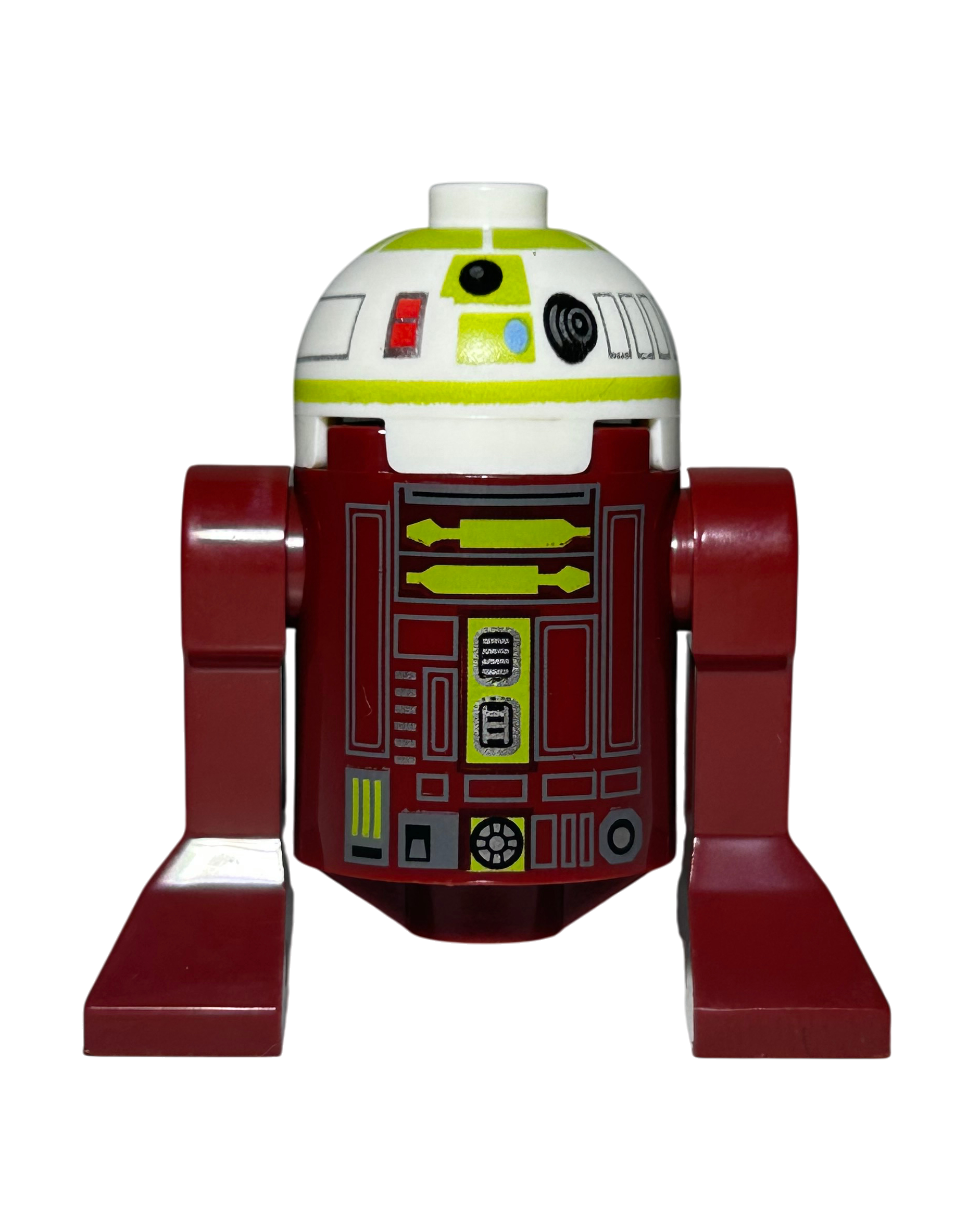 R7 A7 Astromech Droide SW1397 LEGO Star Wars Minifigur Vorderansicht brick2d2
