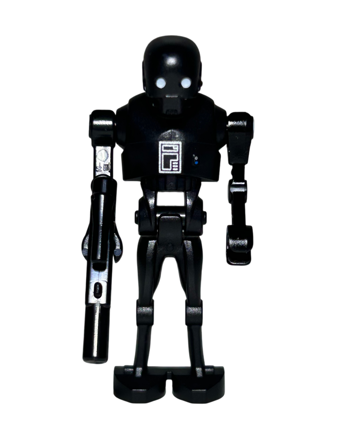 K2SO SW1412 LEGO Star Wars Minifigur Vorderansicht brick2d2