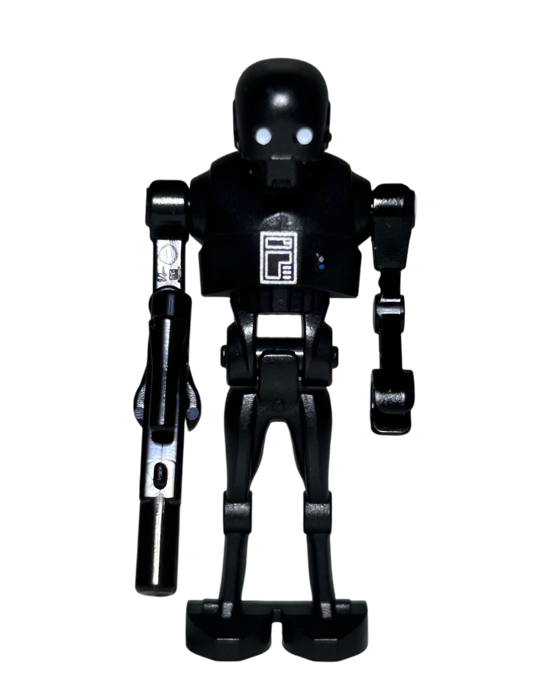 K2SO SW1412 LEGO Star Wars Minifigur Vorderansicht brick2d2