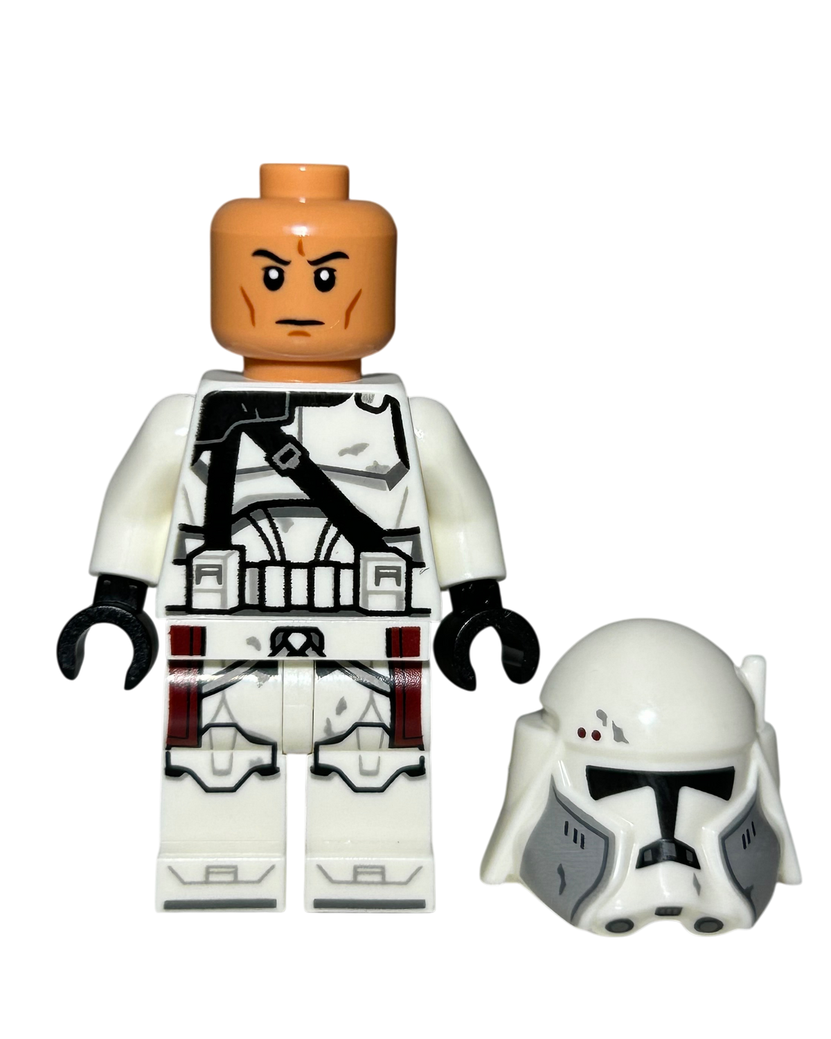 Commander Bacara SW1431 LEGO Star Wars Minifigur Gesamtansicht Brick2D2