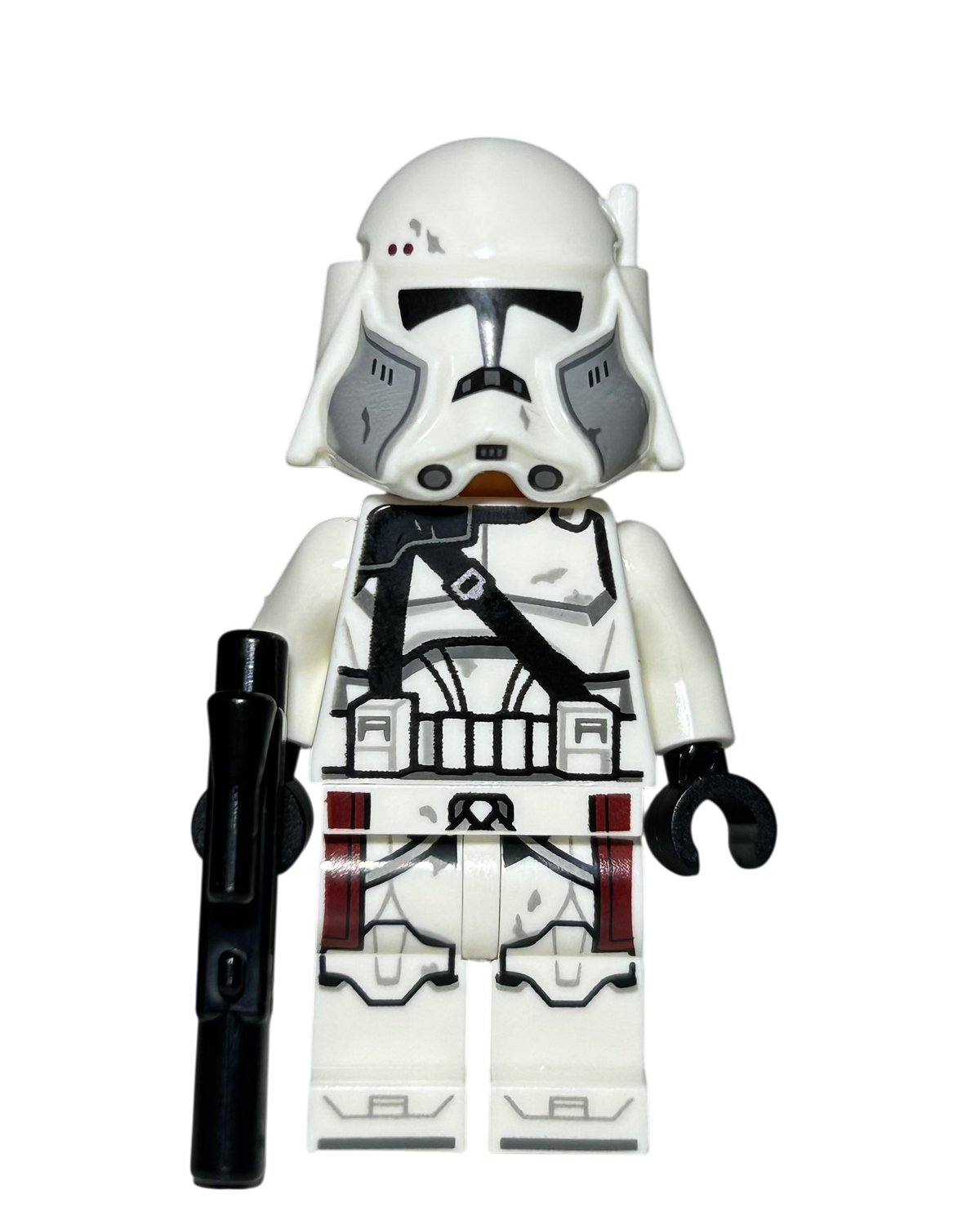Commander Bacara SW1431 LEGO Star Wars Minifigur Vorderansicht Brick2D2
