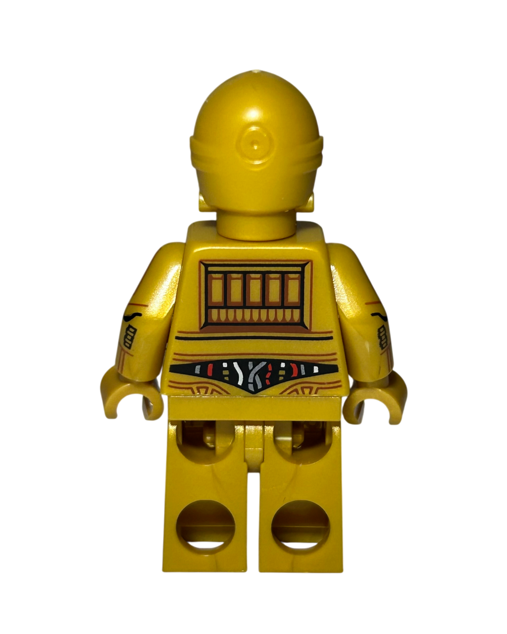 C-3PO Rote Augen SW1440 LEGO Star Wars Minifigur Rückansicht brick2d2