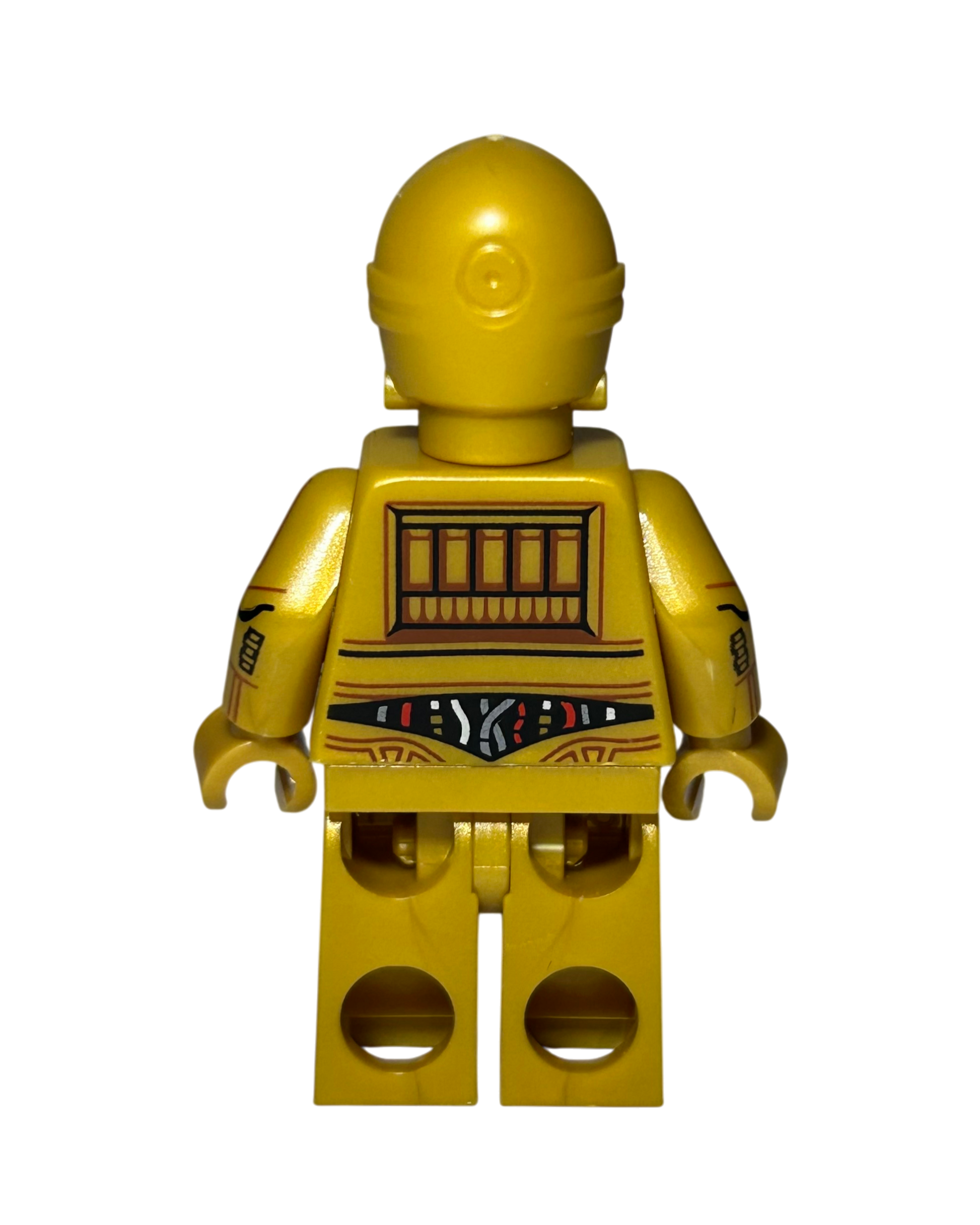 C-3PO Rote Augen SW1440 LEGO Star Wars Minifigur Rückansicht brick2d2