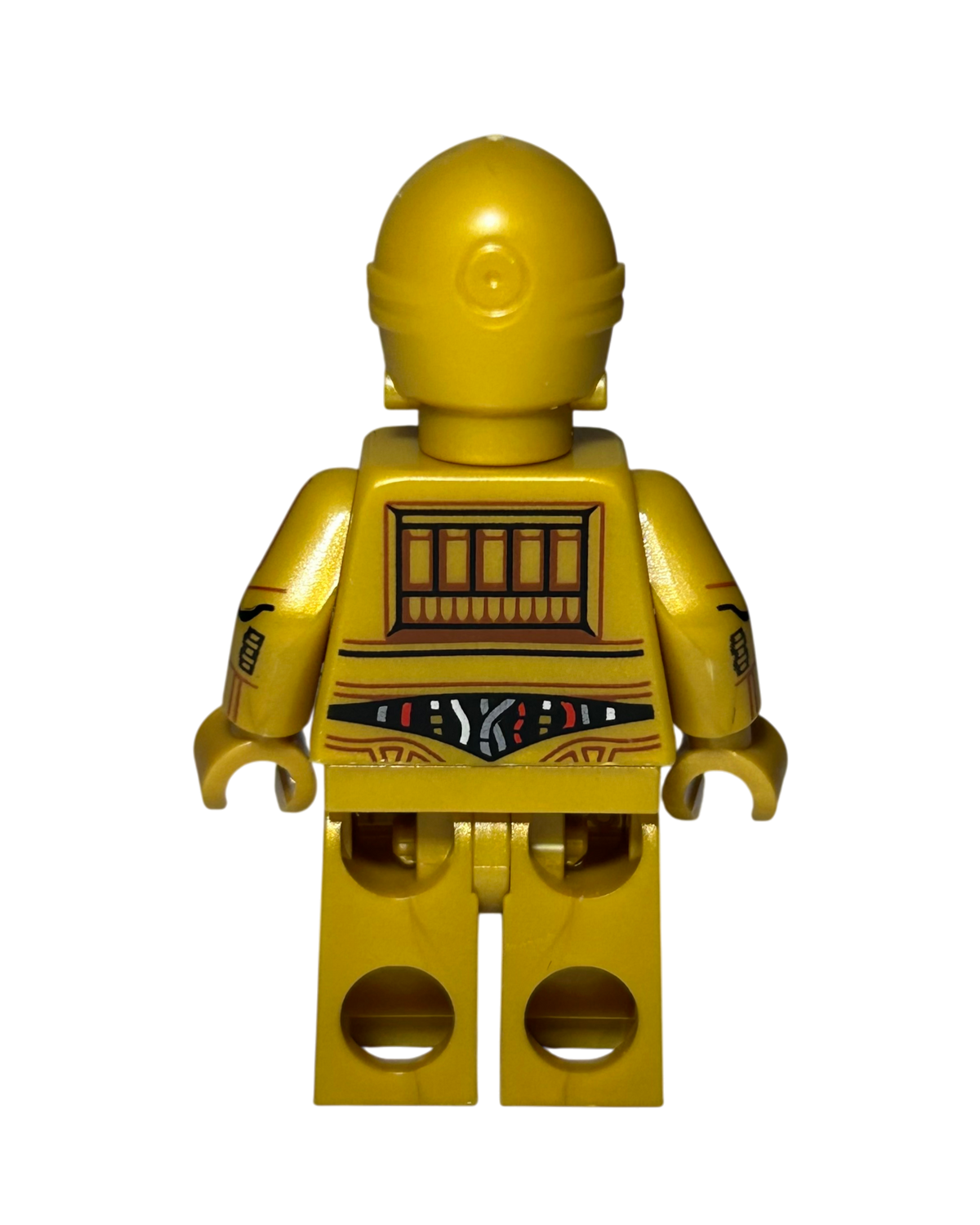 C-3PO Rote Augen SW1440 LEGO Star Wars Minifigur Rückansicht brick2d2