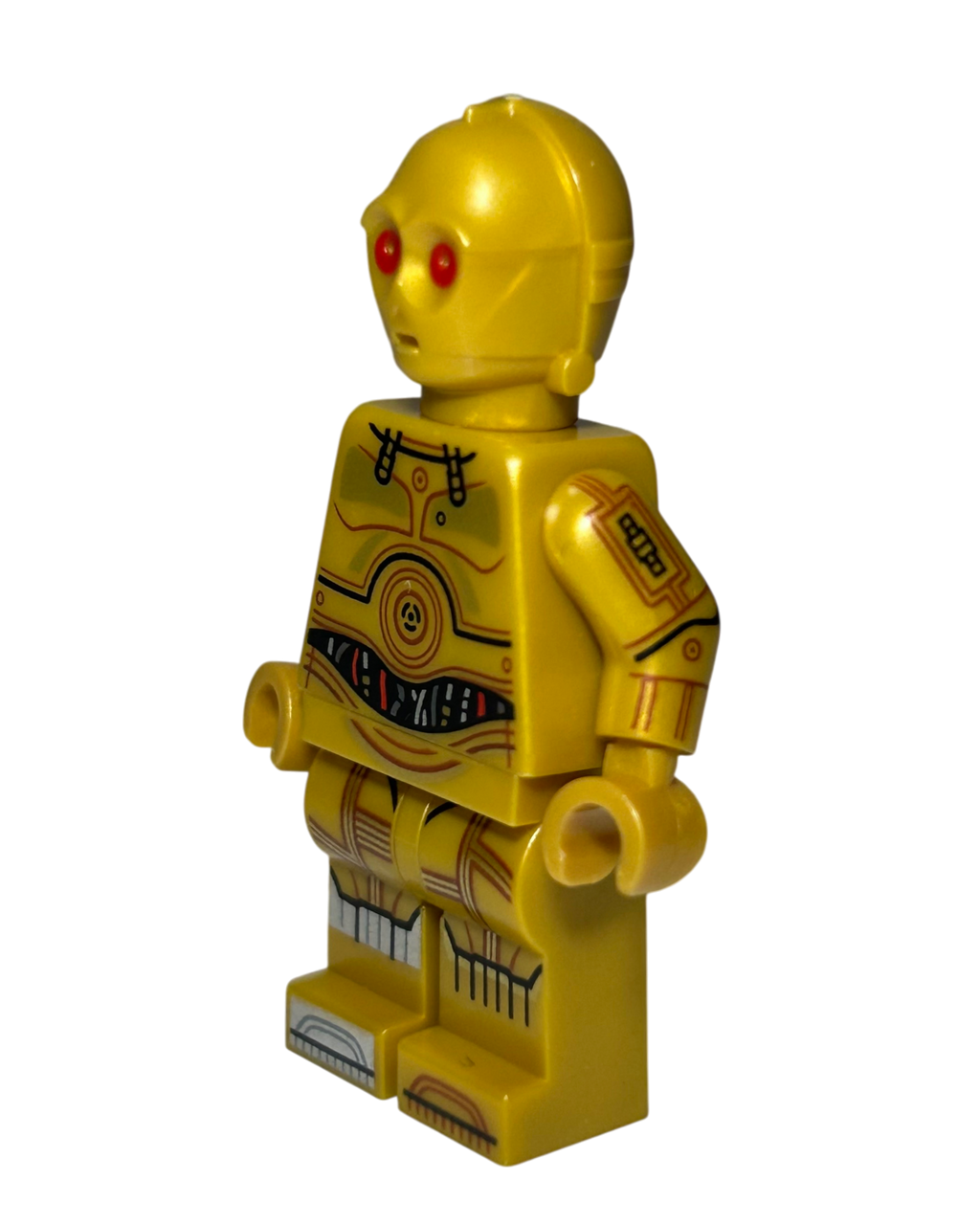 C-3PO Rote Augen SW1440 LEGO Star Wars Minifigur Seitenansicht rechts brick2d2