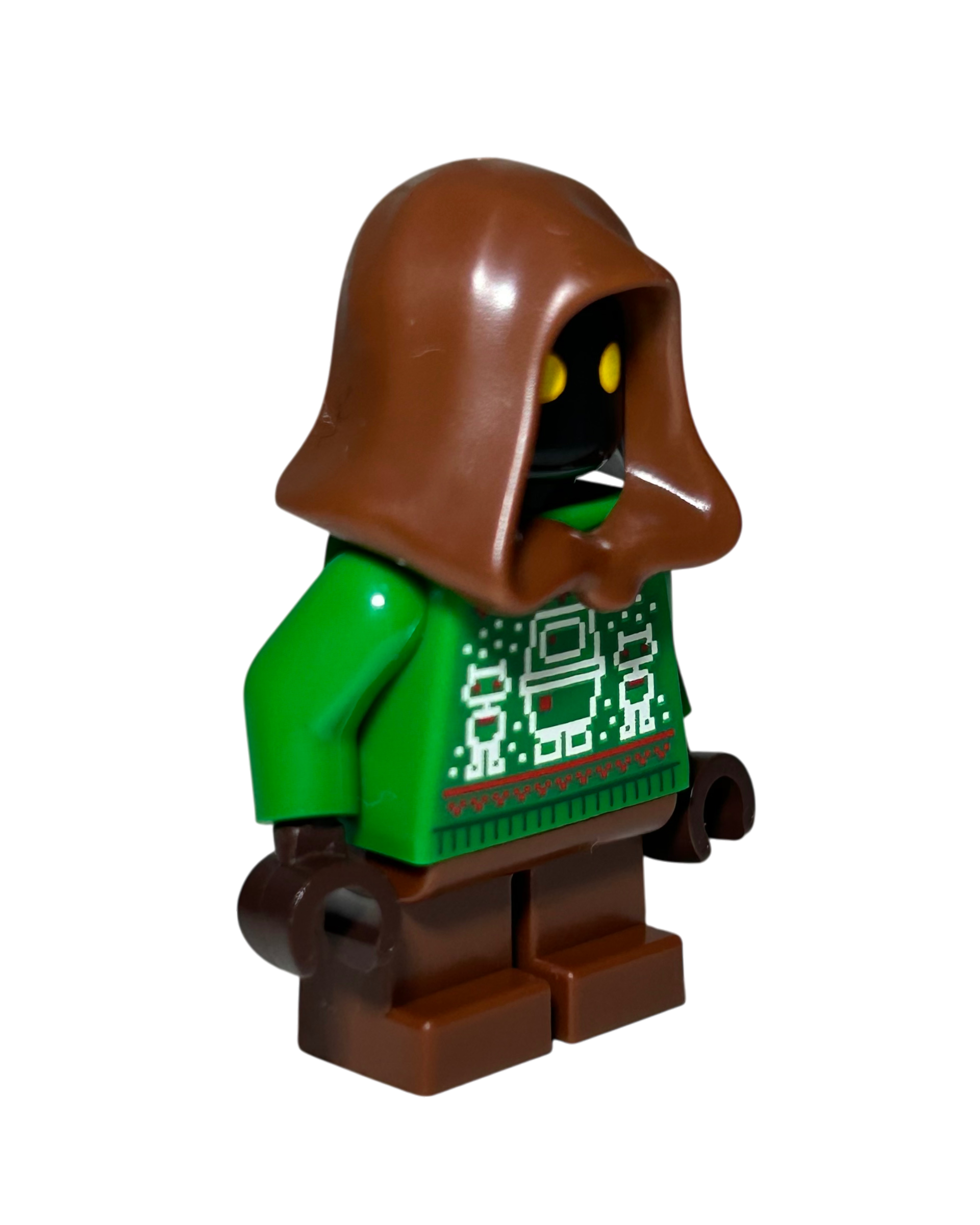 Jawa Holiday Outfit SW1445 LEGO Star Wars Minifigur Seitenansicht links brick2d2