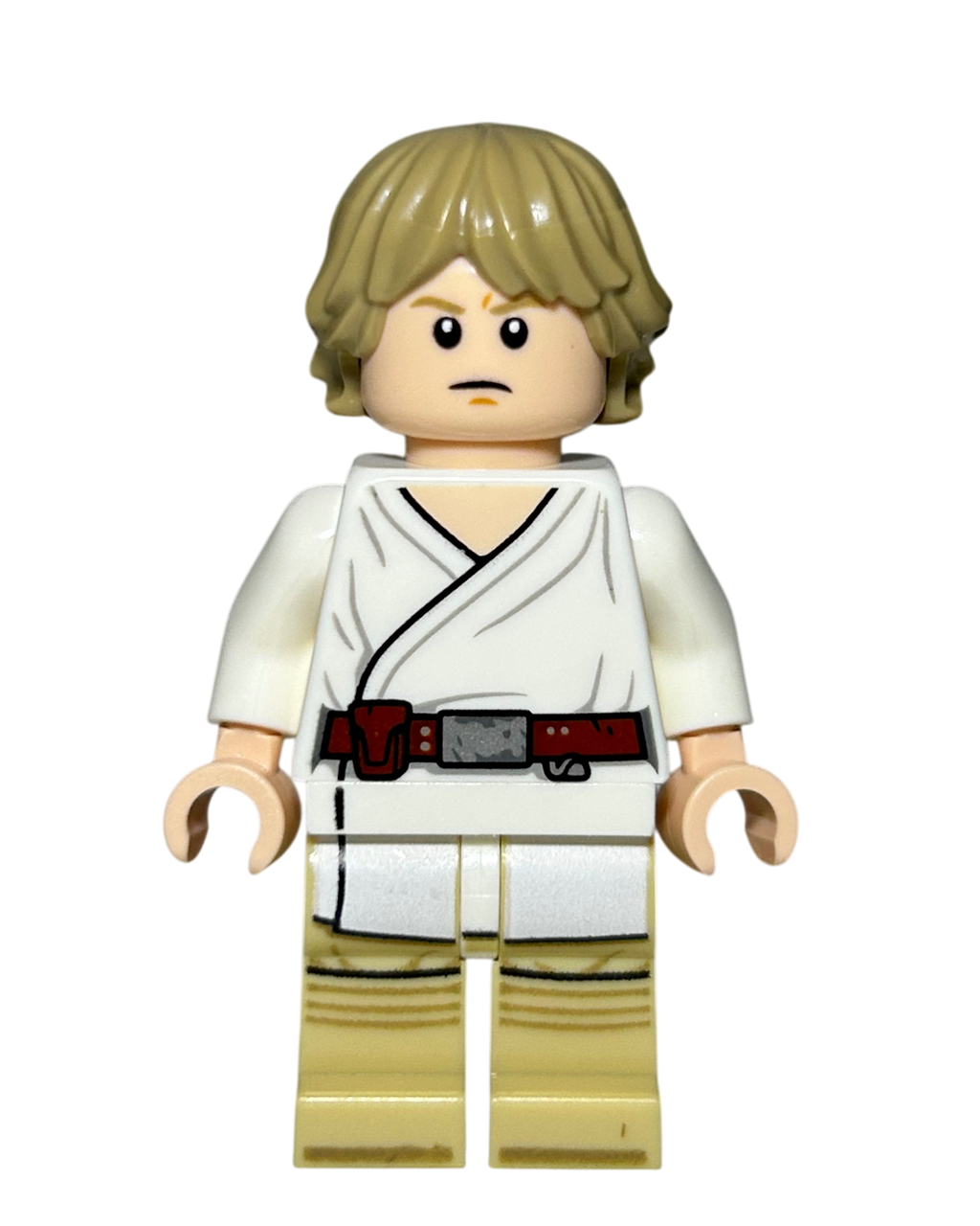 Luke Skywalker Tatooine Outfit SW1453 LEGO Star Wars Minifigur Vorderansicht brick2d2
