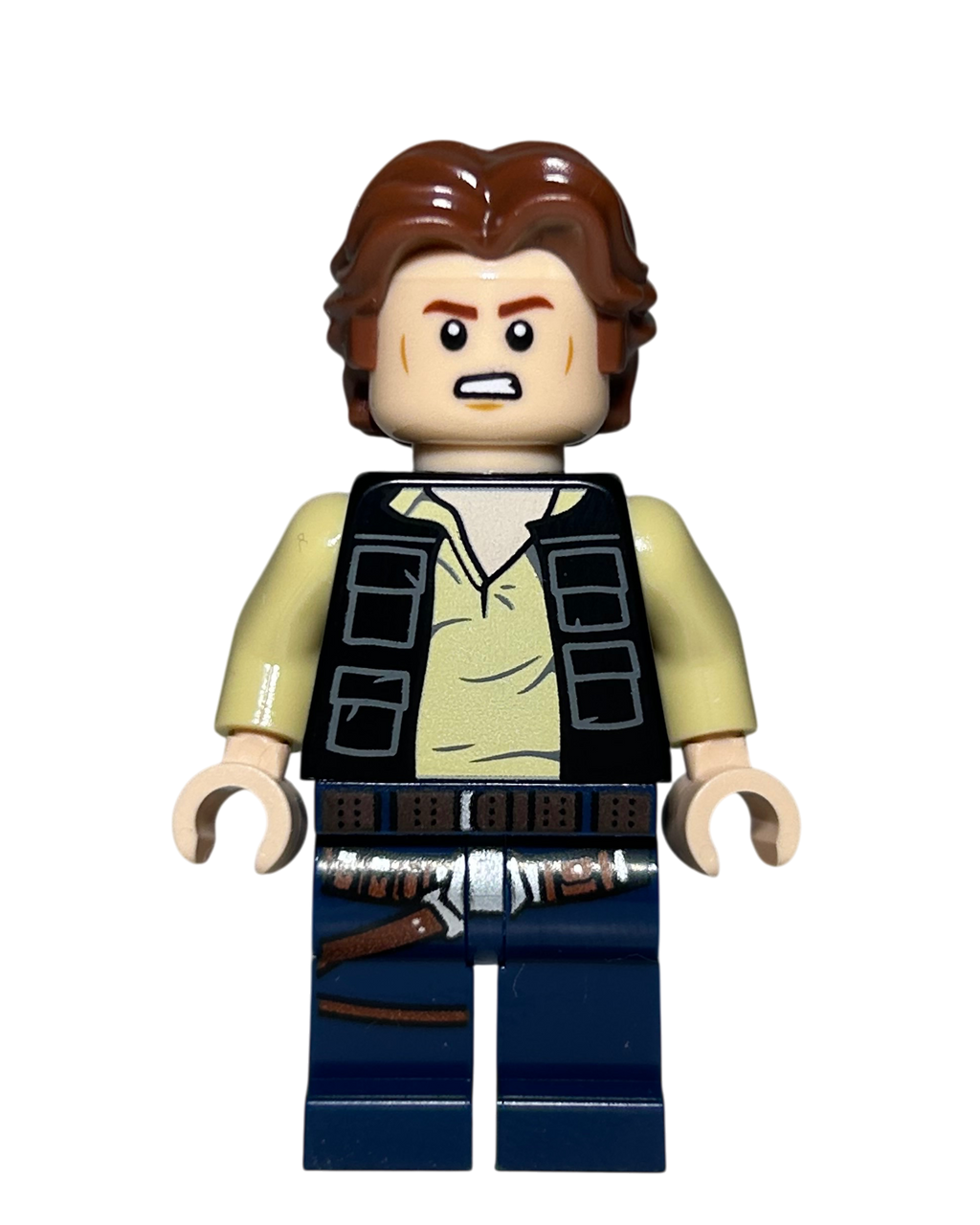 Han Solo SW1457 LEGO Star Wars Minifigur Detailansicht brick2d2