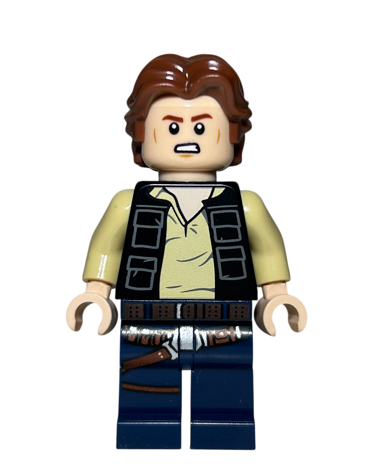 Han Solo SW1457 LEGO Star Wars Minifigur Detailansicht brick2d2