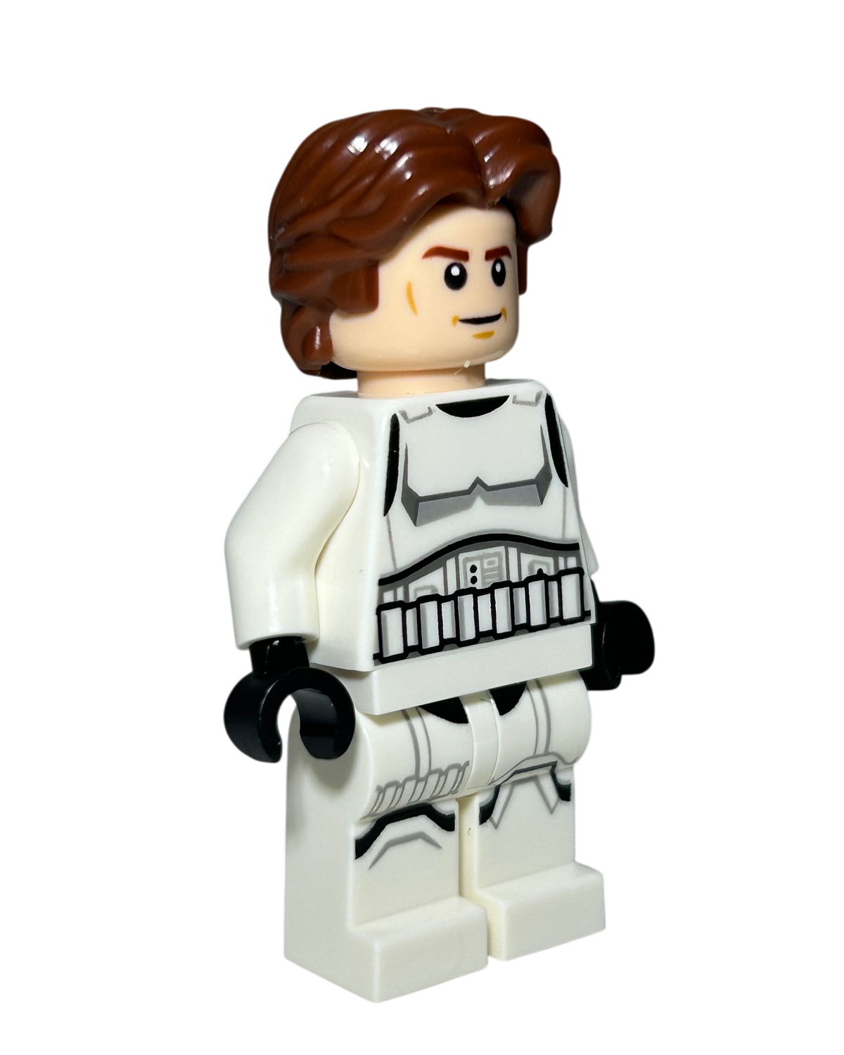 Han Solo Stormtrooper Outfit SW1458 LEGO Star Wars Minifigur Seitenansicht links brick2d2