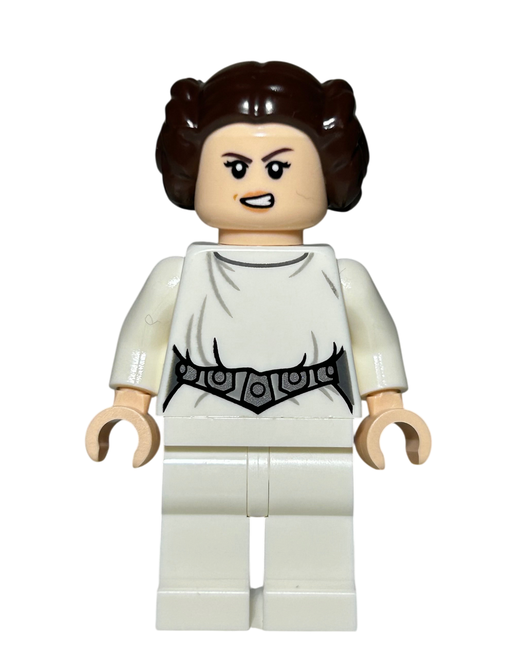 Princess Leia Weißes Kleid SW1459 LEGO Star Wars Minifigur Detailansicht brick2d2
