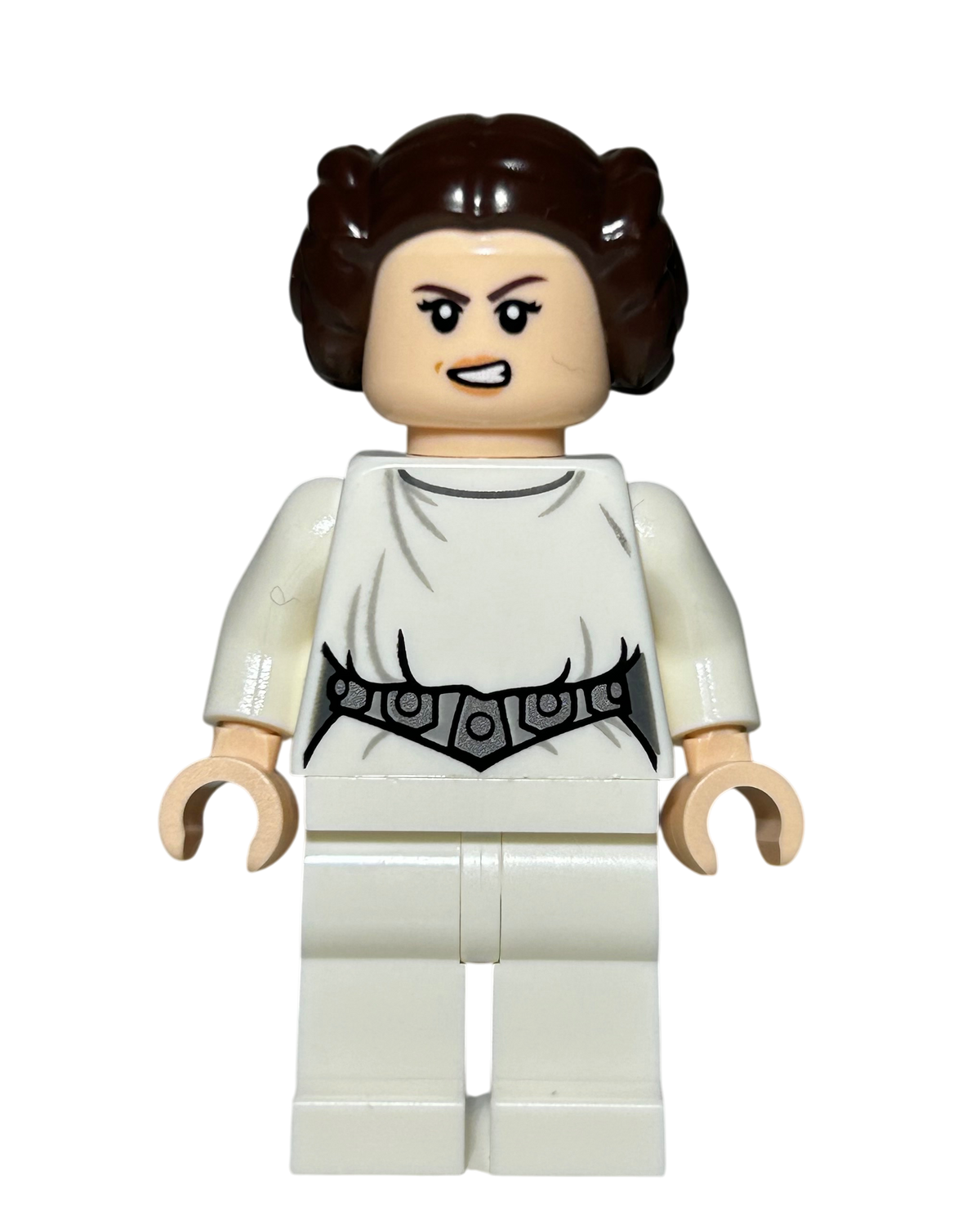Princess Leia Weißes Kleid SW1459 LEGO Star Wars Minifigur Detailansicht brick2d2