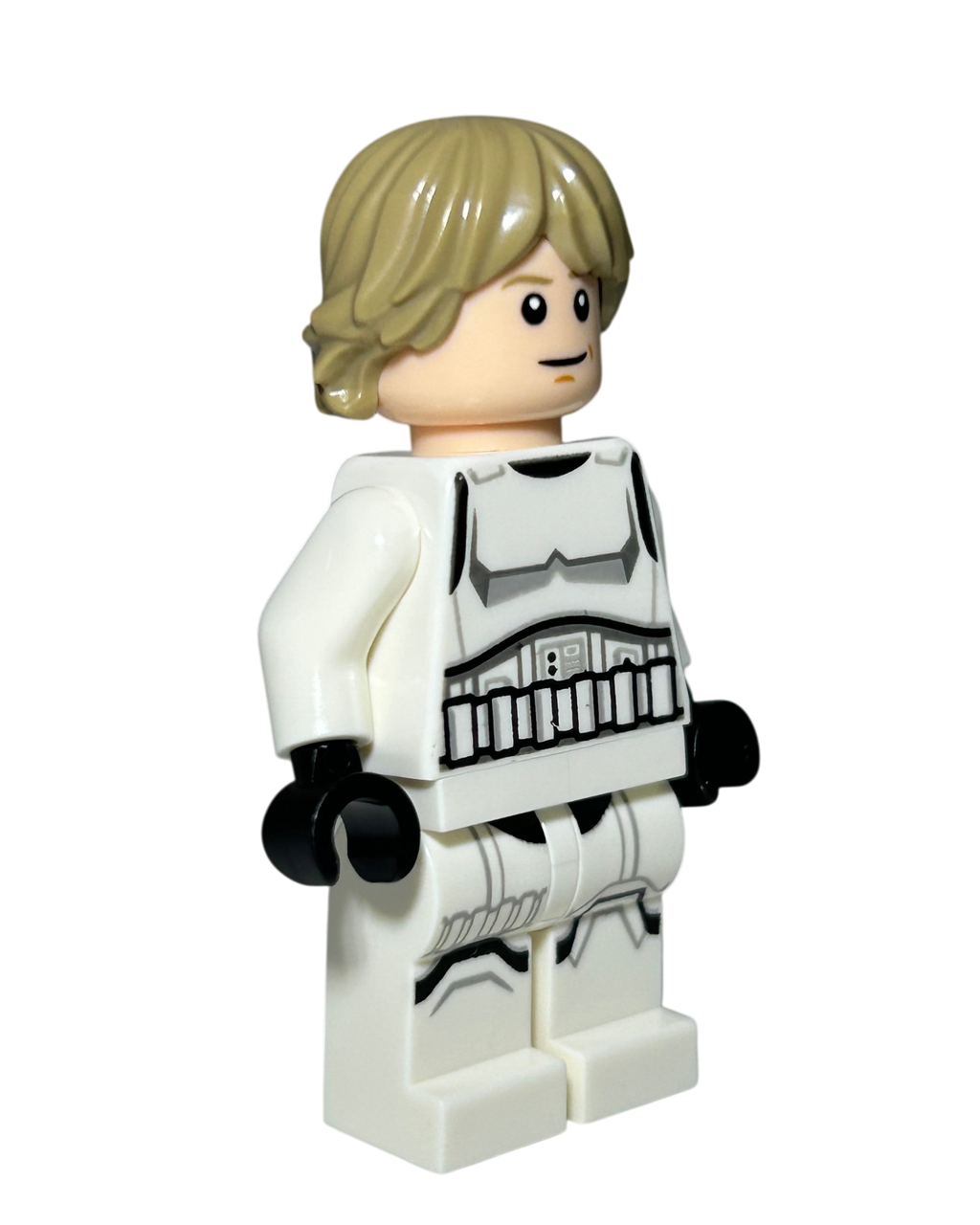 Luke Skywalker Stormtrooper Outfit SW1460 LEGO Star Wars Minifigur Seitenansicht links brick2d2