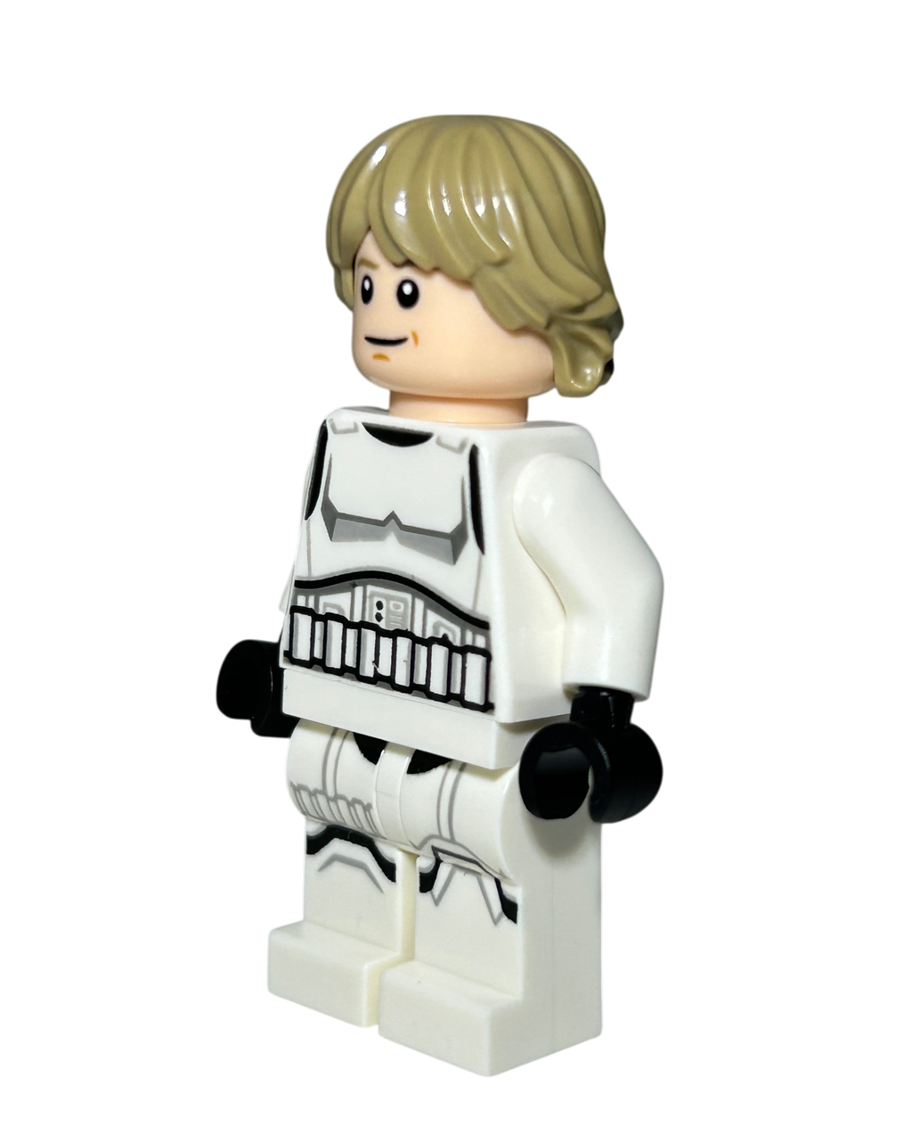Luke Skywalker Stormtrooper Outfit SW1460 LEGO Star Wars Minifigur Seitenansicht rechts brick2d2