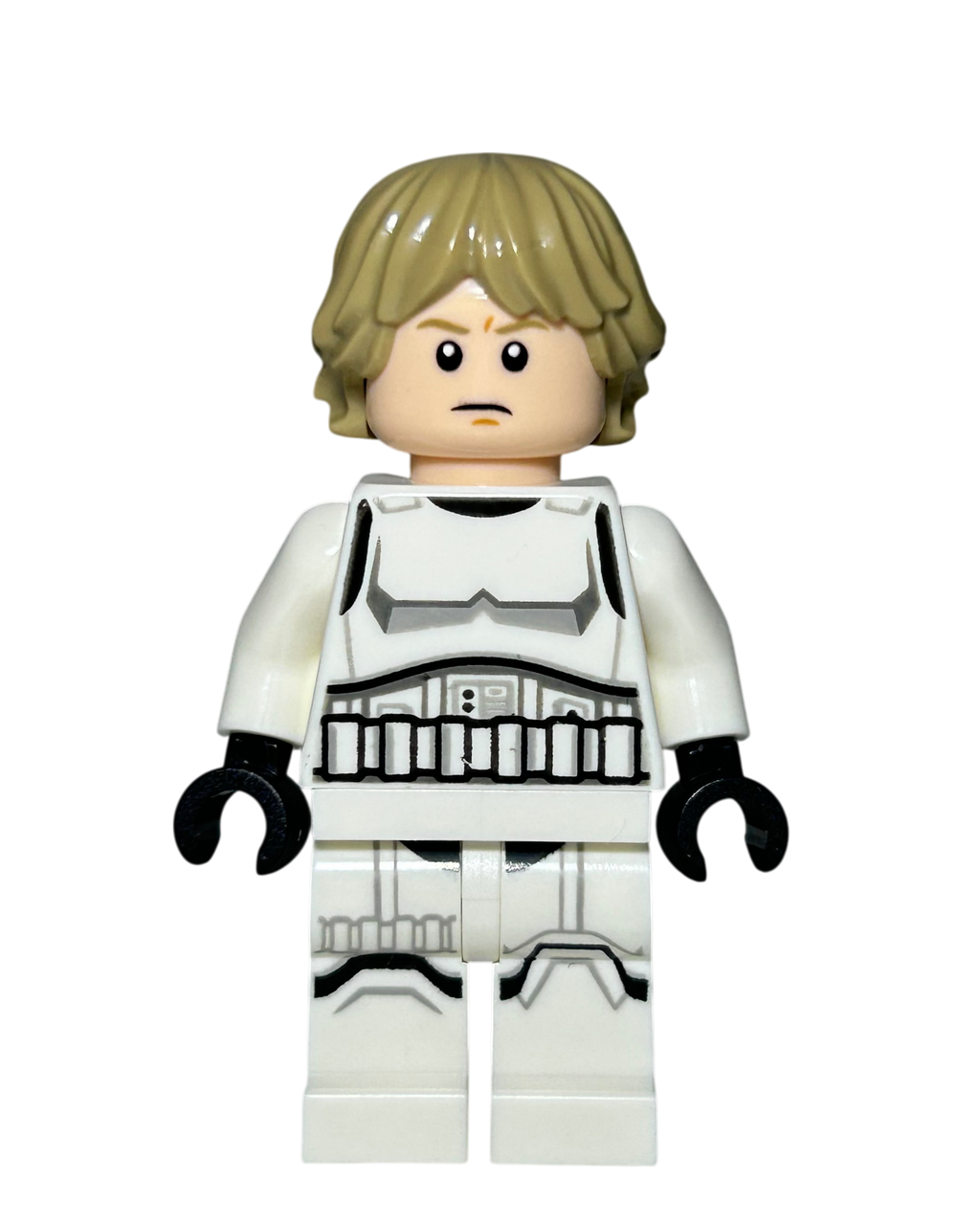 Luke Skywalker Stormtrooper Outfit SW1460 LEGO Star Wars Minifigur Vorderansicht brick2d2