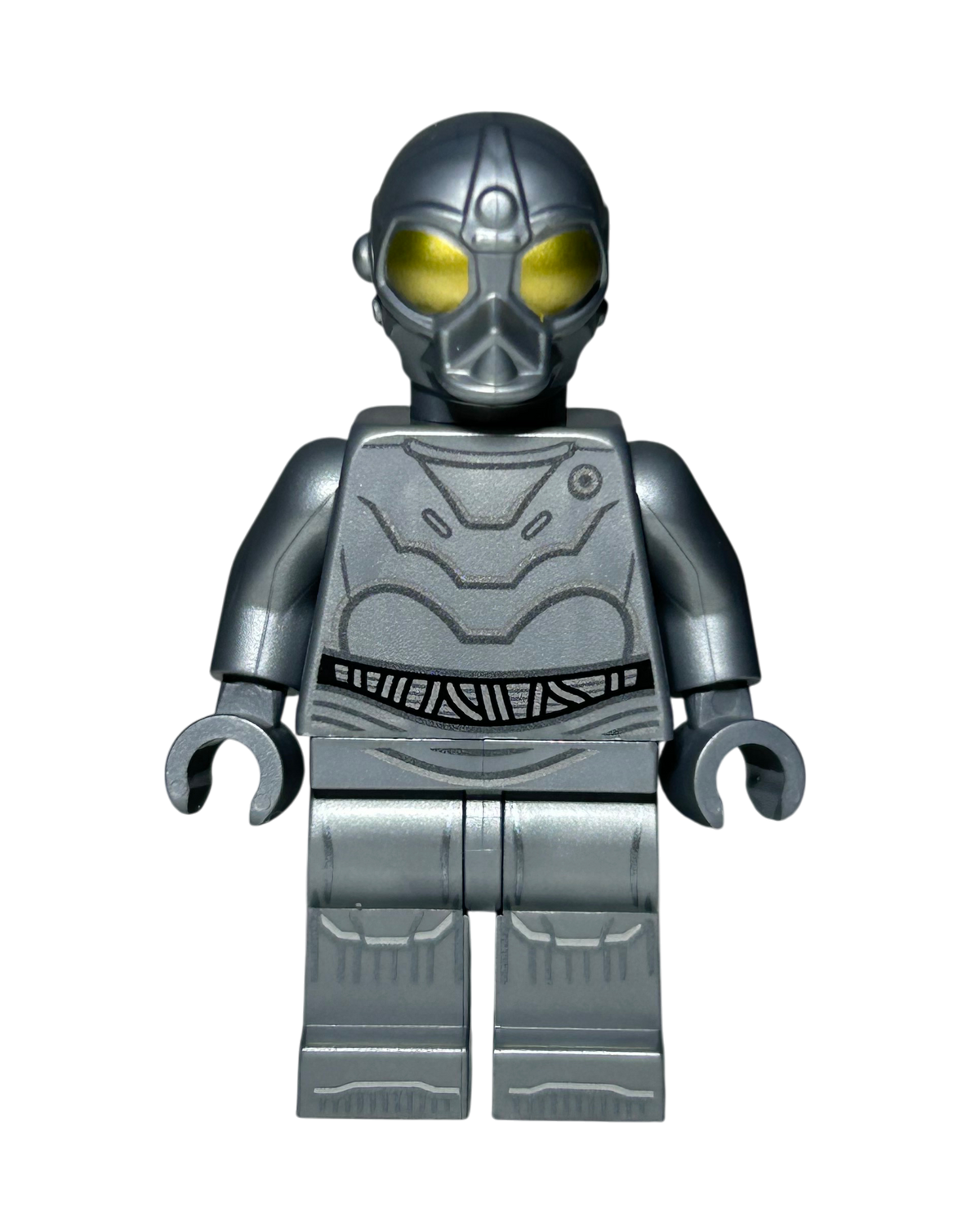 5D6-RA-7 Protocol Droid SW1473 LEGO Star Wars Minifigur Vorderansicht brick2d2