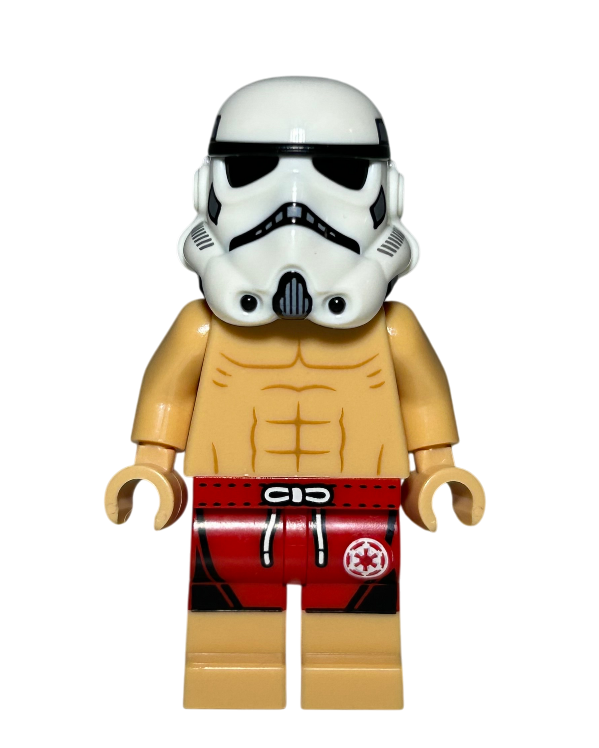 Hot Tub Stormtrooper SW1479 LEGO Star Wars Minifigur Vorderansicht brick2d2
