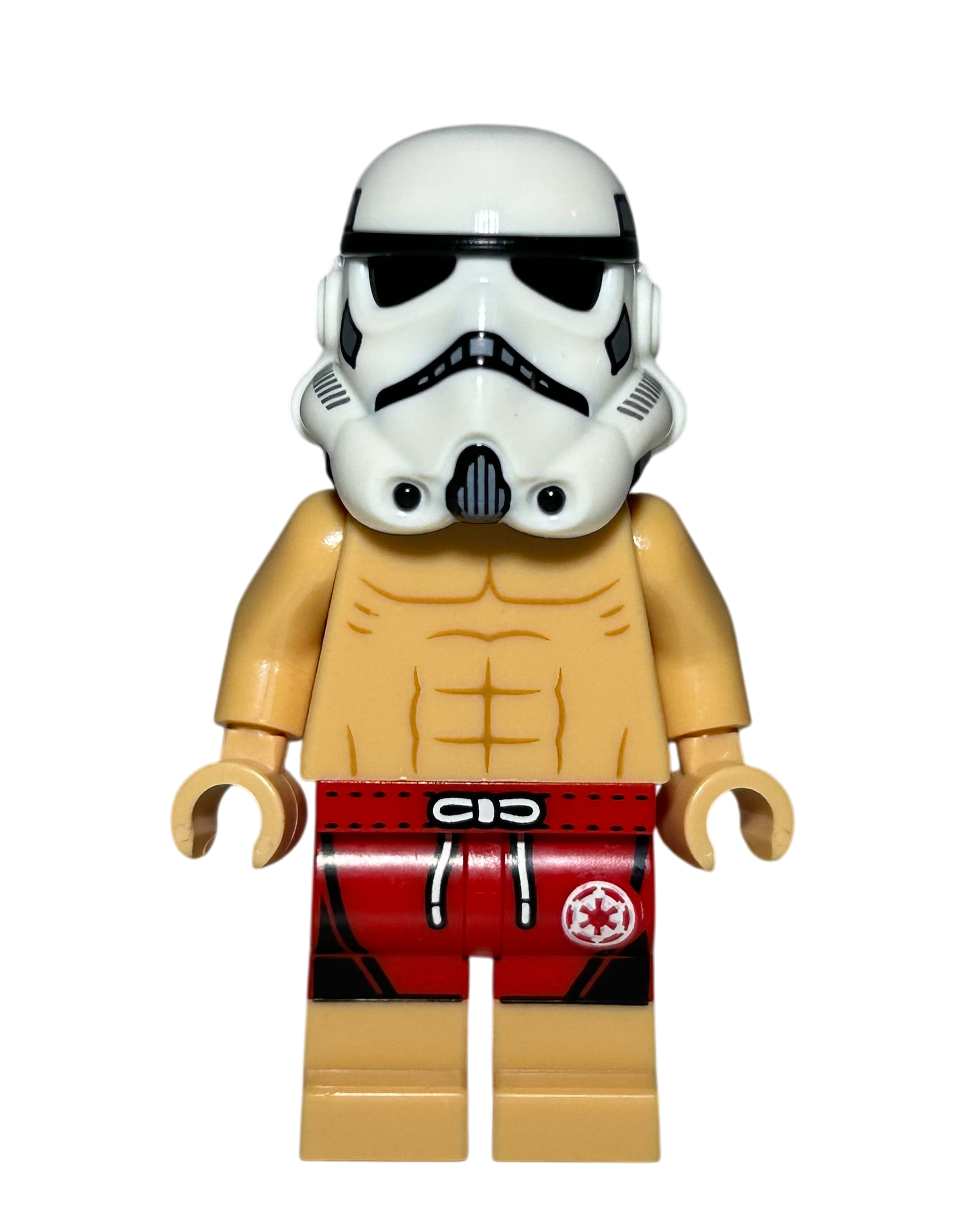 Hot Tub Stormtrooper SW1479 LEGO Star Wars Minifigur Vorderansicht brick2d2
