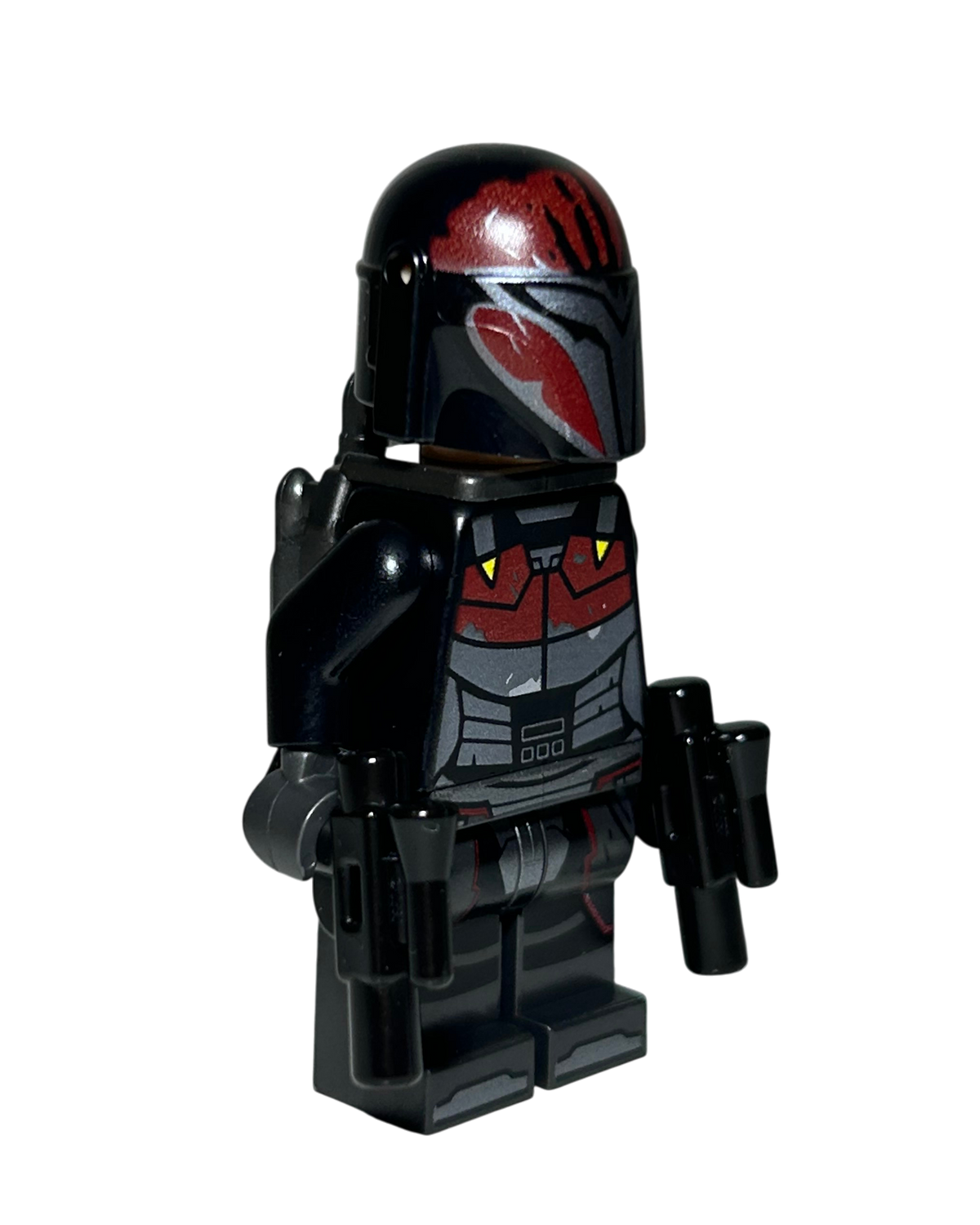 Mandalorian Super Commando Weiblich SW1487 LEGO Star Wars Minifigur Seitenansicht links brick2d2