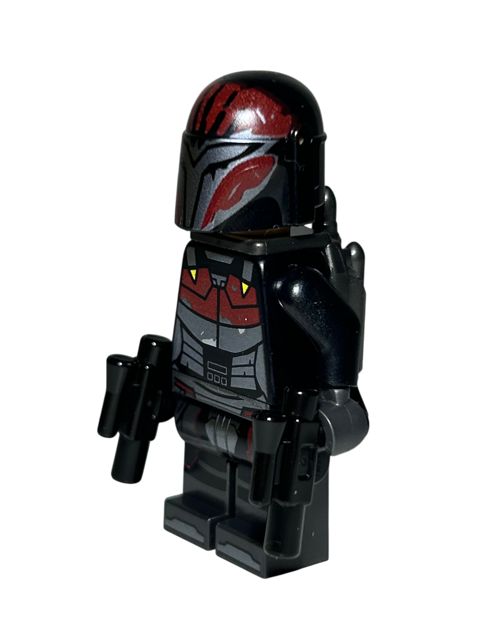 Mandalorian Super Commando Weiblich SW1487 LEGO Star Wars Minifigur Seitenansicht rechts brick2d2